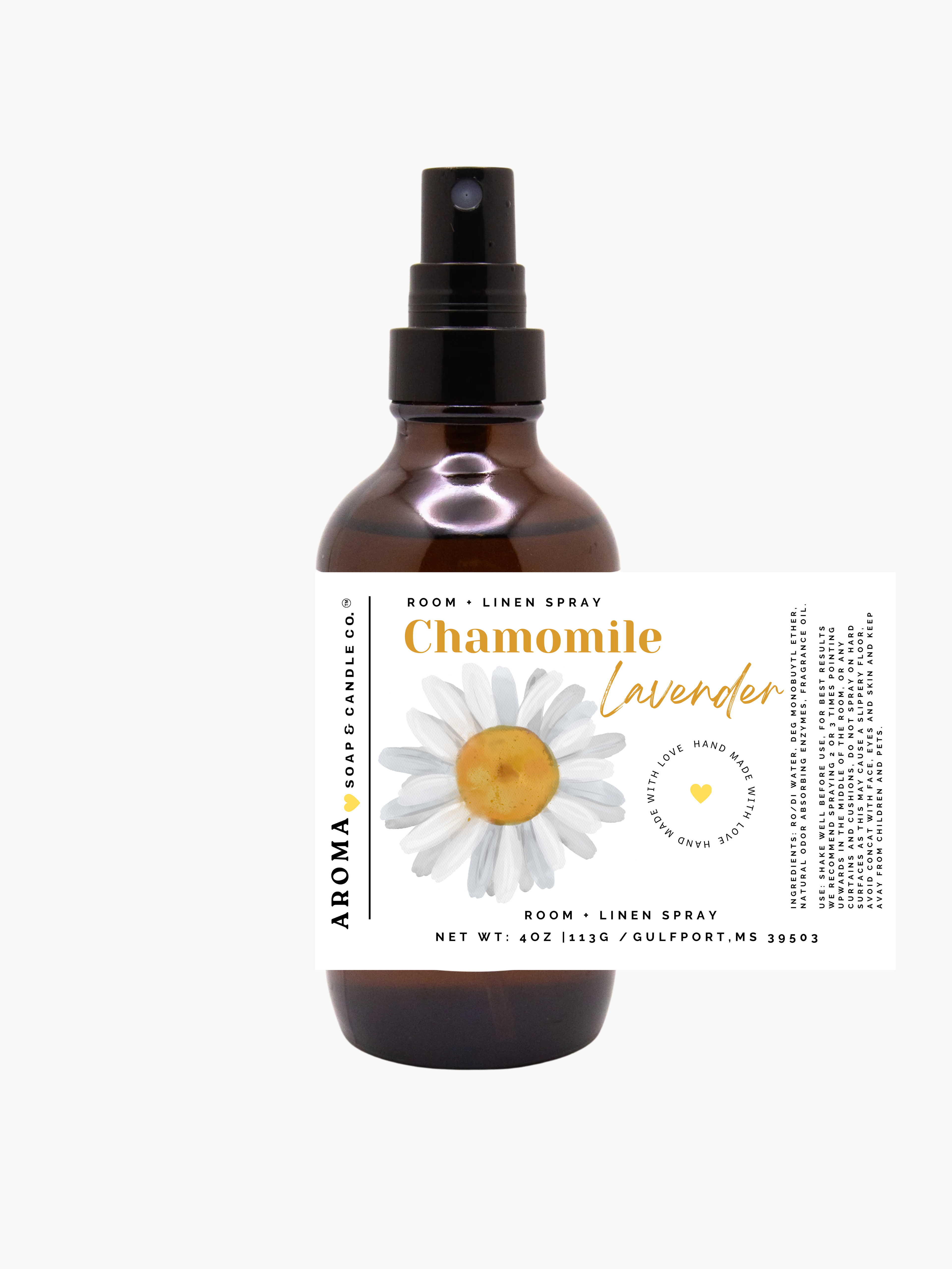 Chamomile Lavender Room + Linen Spray