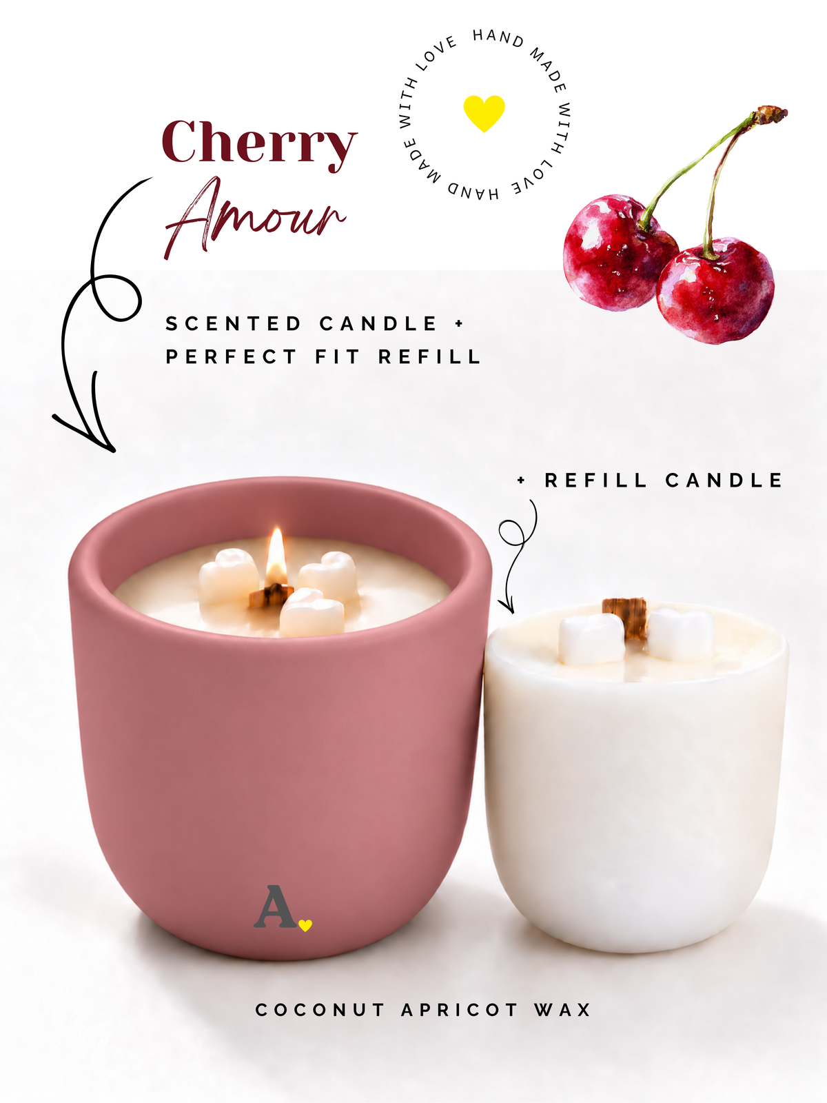 Cherry Amour — More Than a Candle Bundle | Candle + Refill