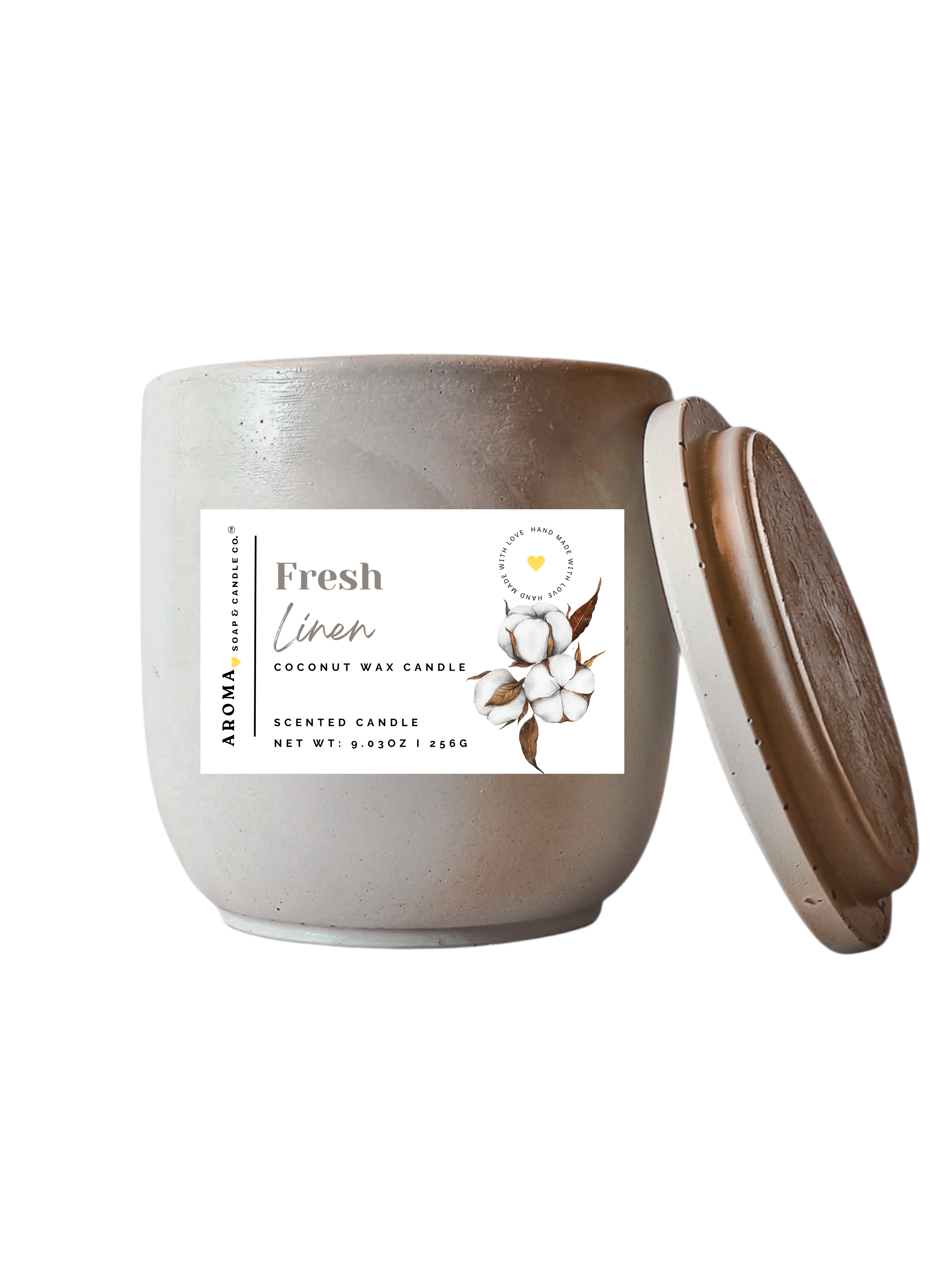 Fresh Linen - Signature Concrete Jar
