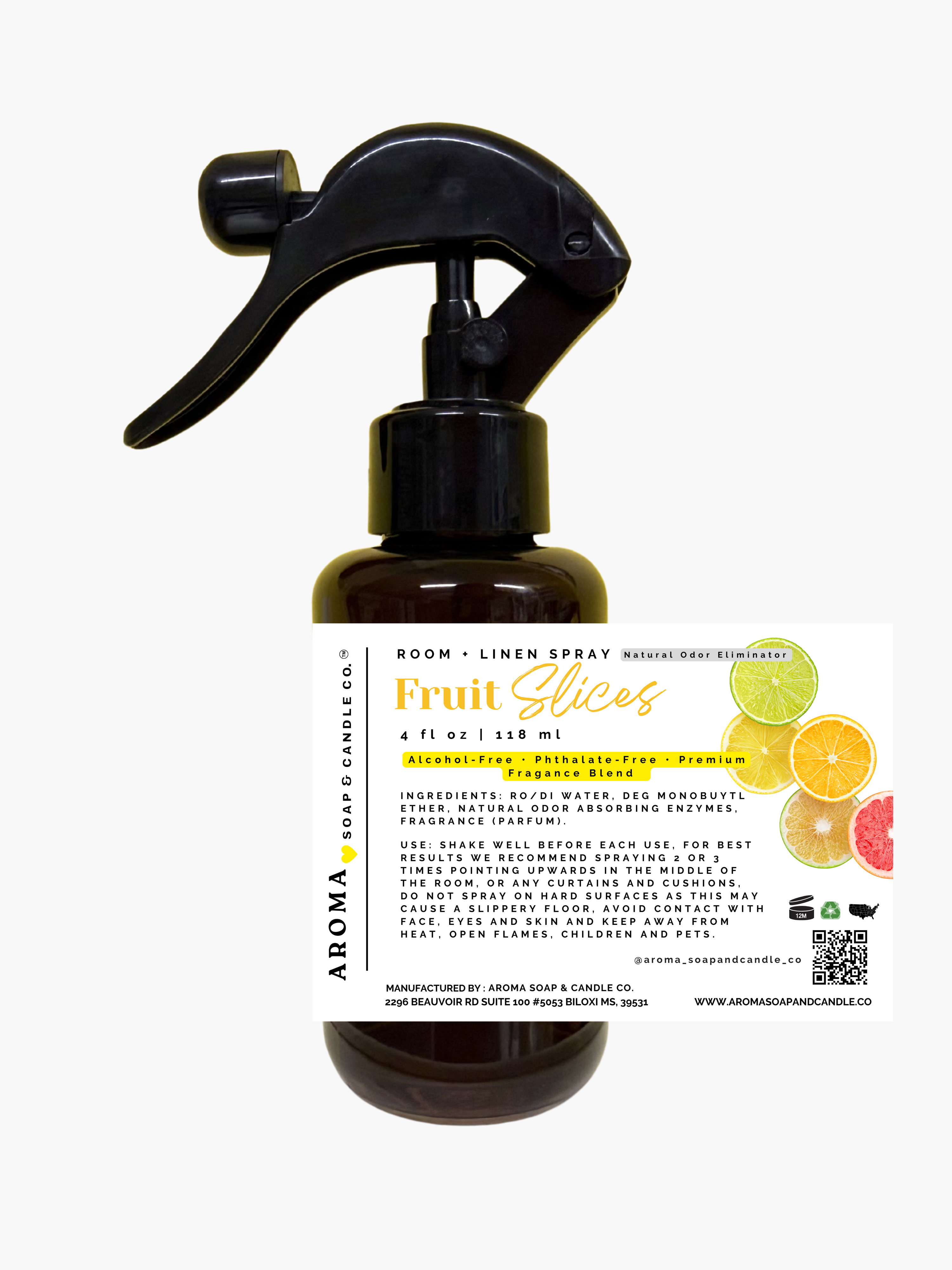 Fruit Slices™ Room + Linen Spray