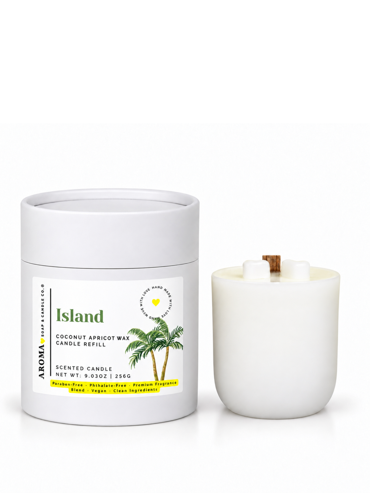 Island - Signature Concrete Candle Wax Refill