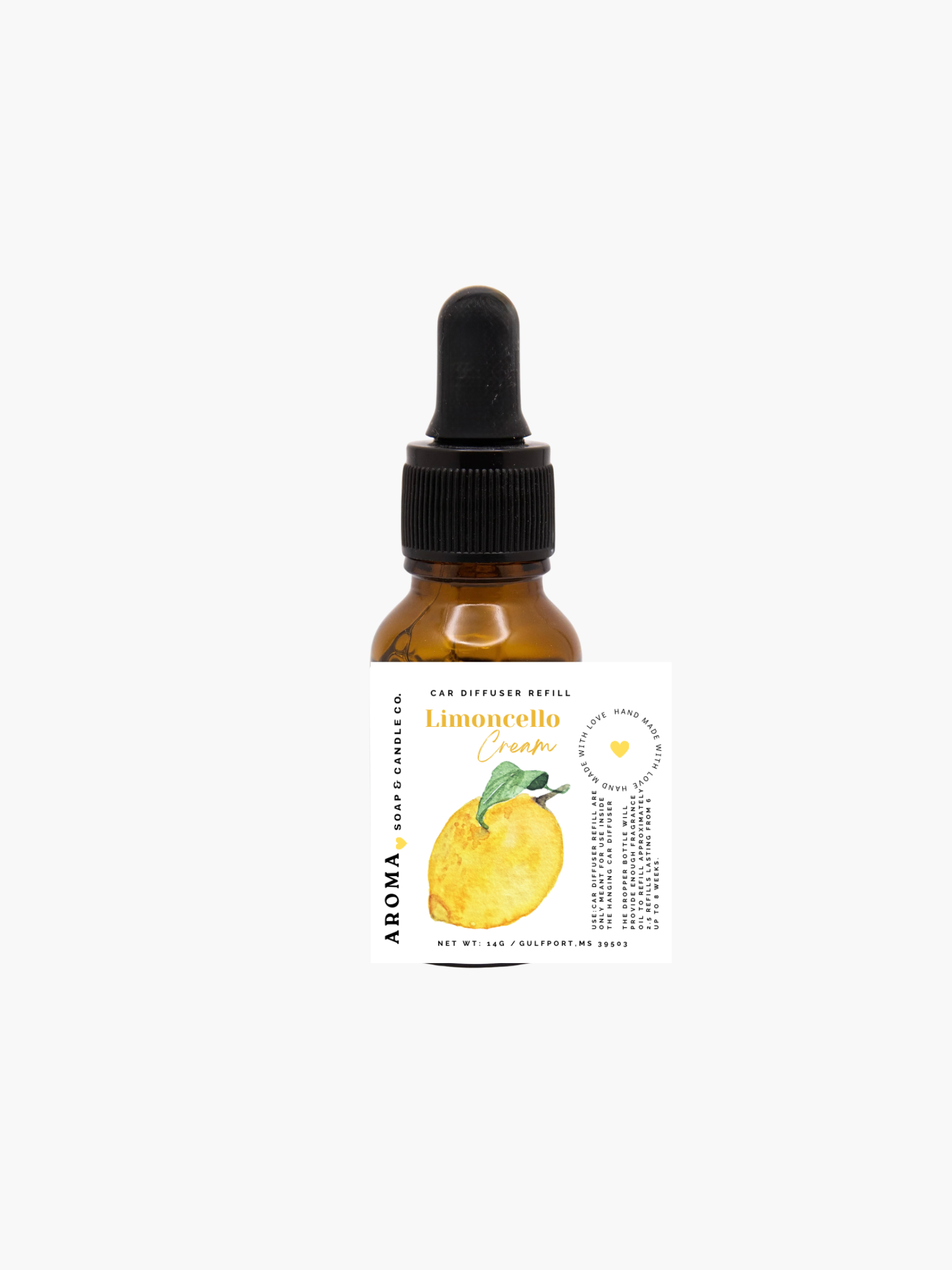 Limoncello Cream Car Diffuser Refill