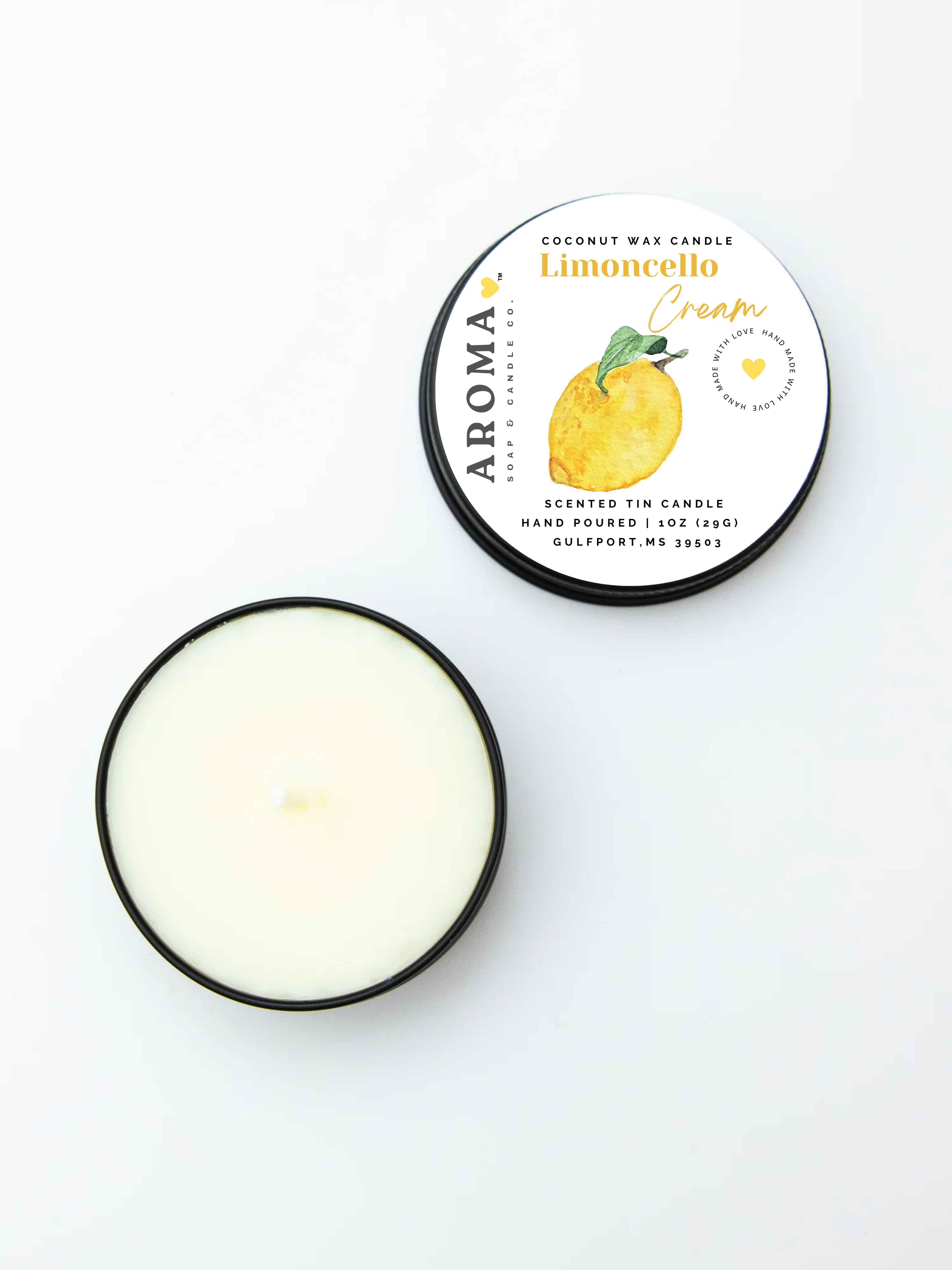 Limoncello Cream Trial Size Candle – 1 oz