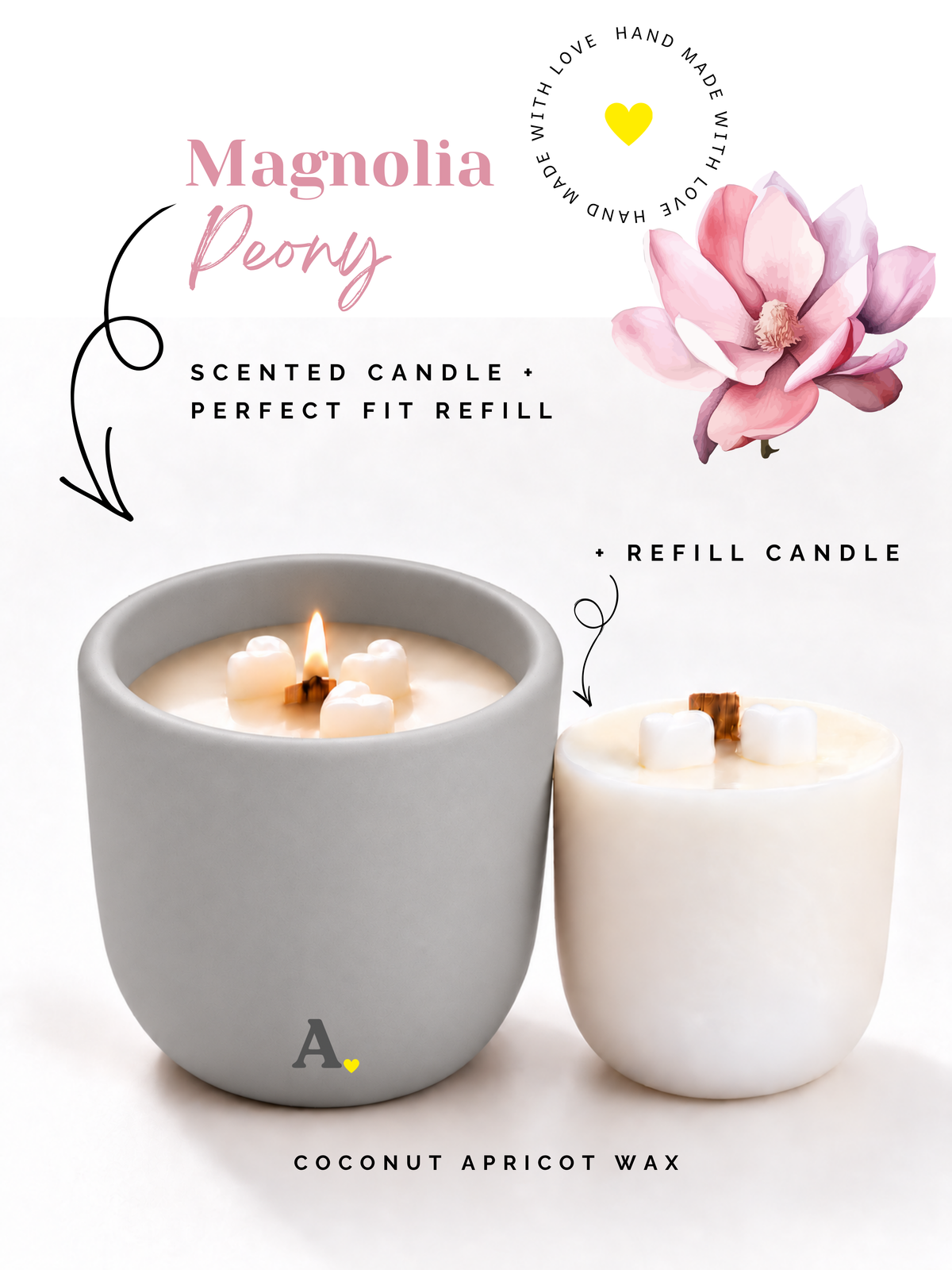 Magnolia Peony™ — More Than a Candle Bundle | Candle + Refill