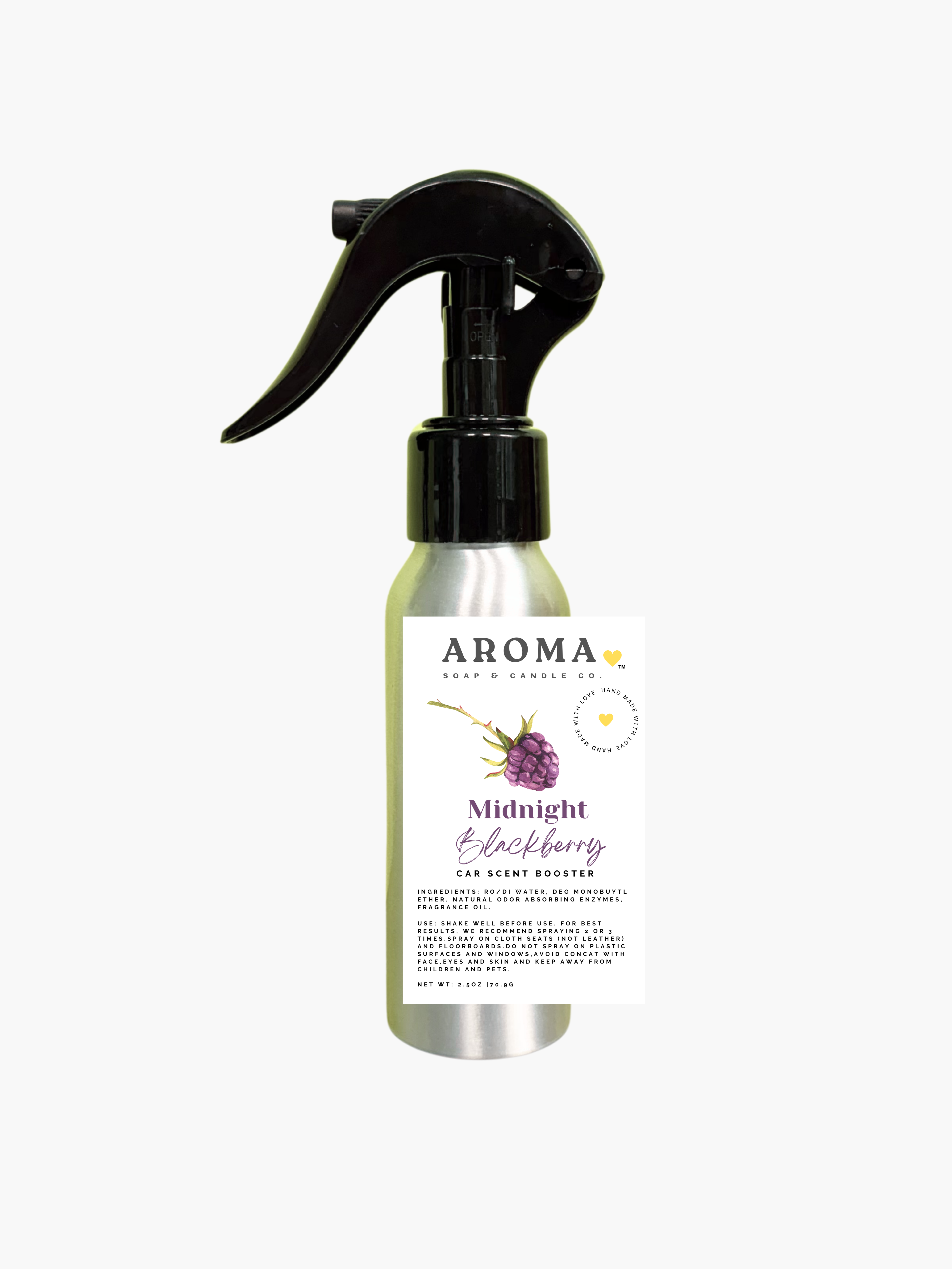 Midnight Blackberry Car Scent Booster Spray