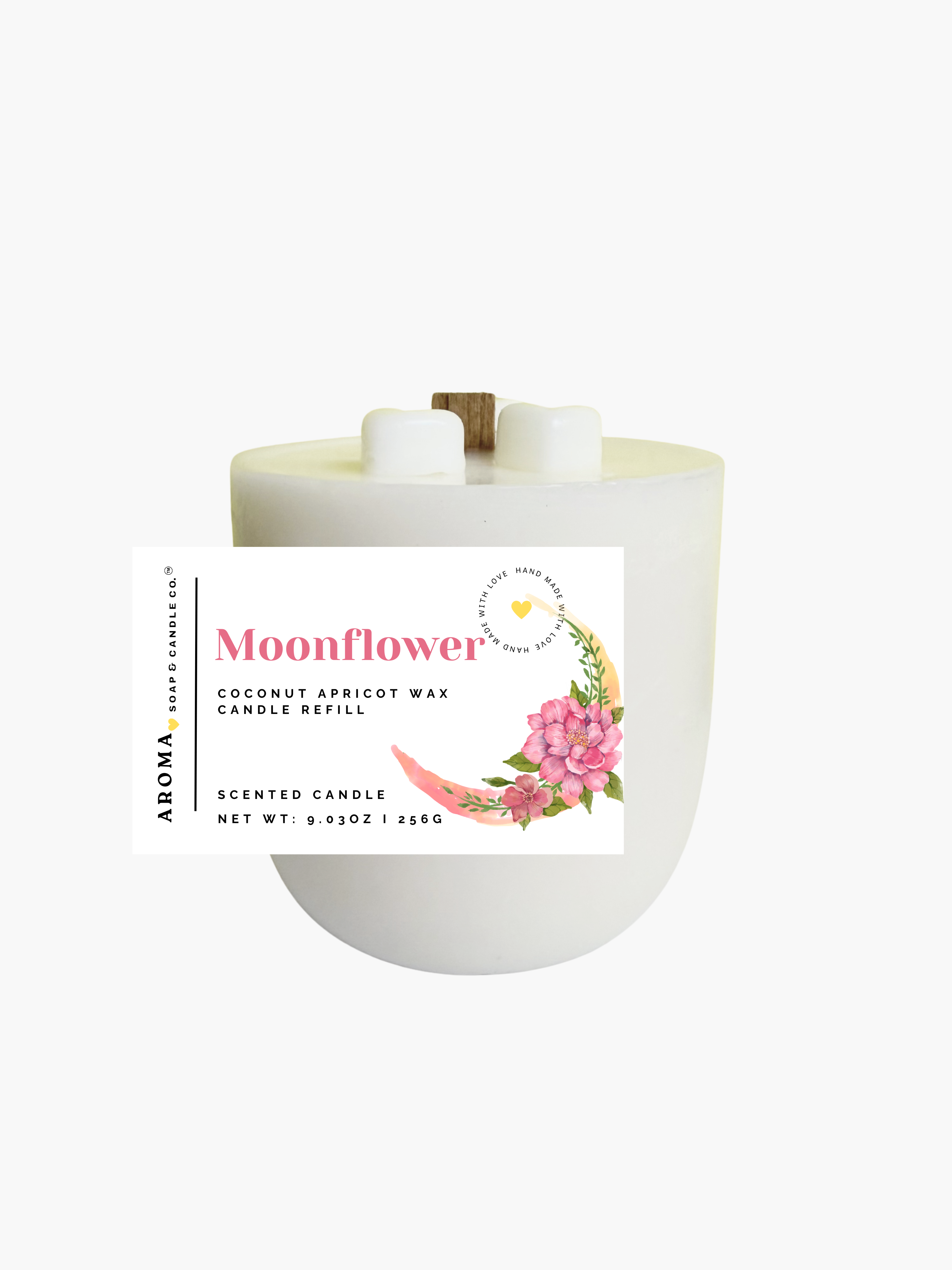 Moonflower - Signature Concrete Candle Wax Refill