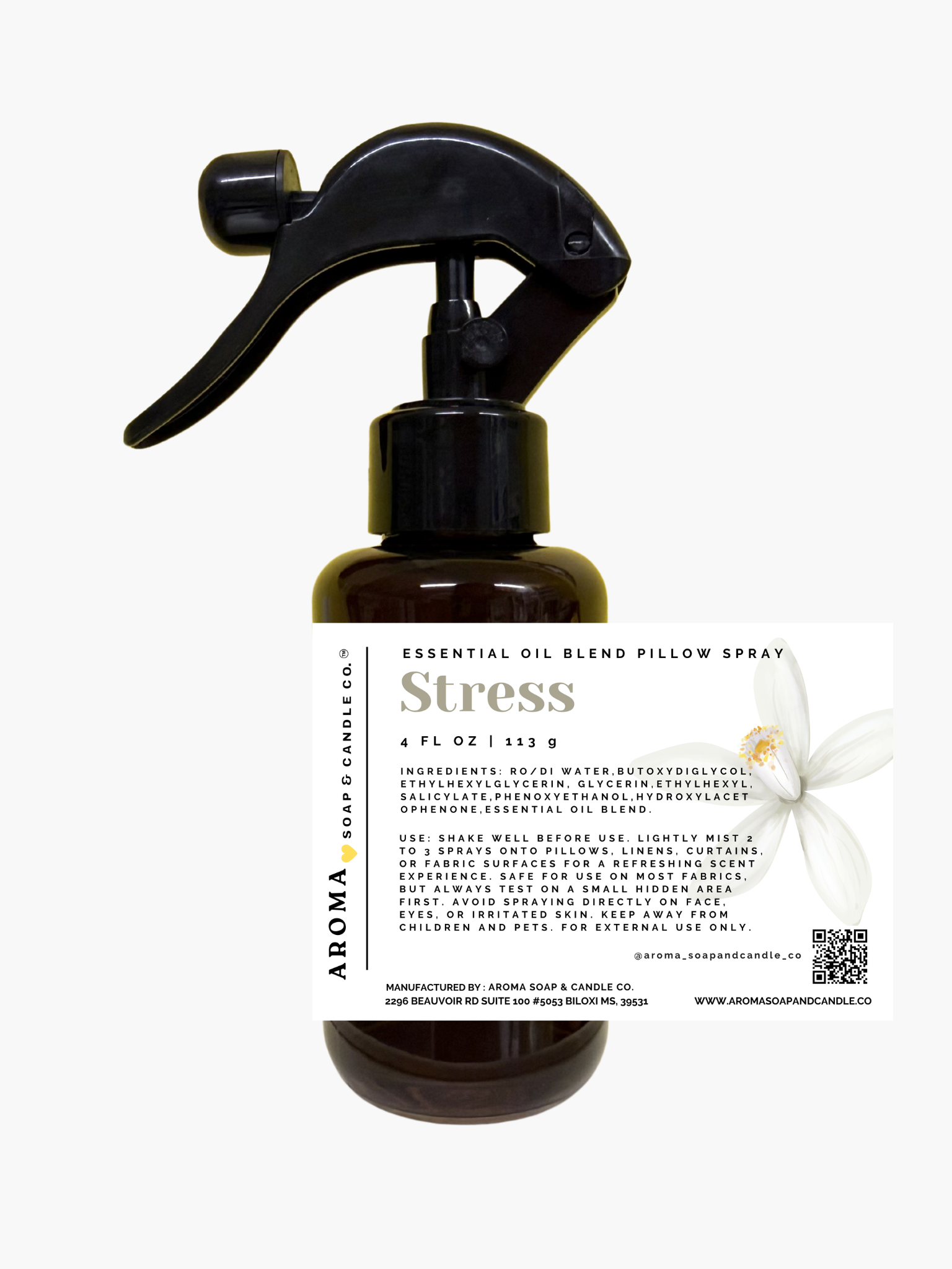 Stress - Essential Oil Blend Pillow Spray