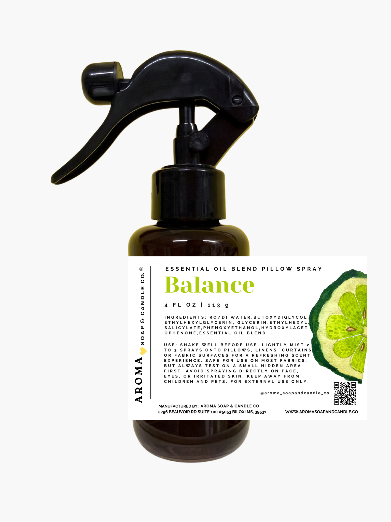 Balance - Essential Oil Blend Pillow Spray