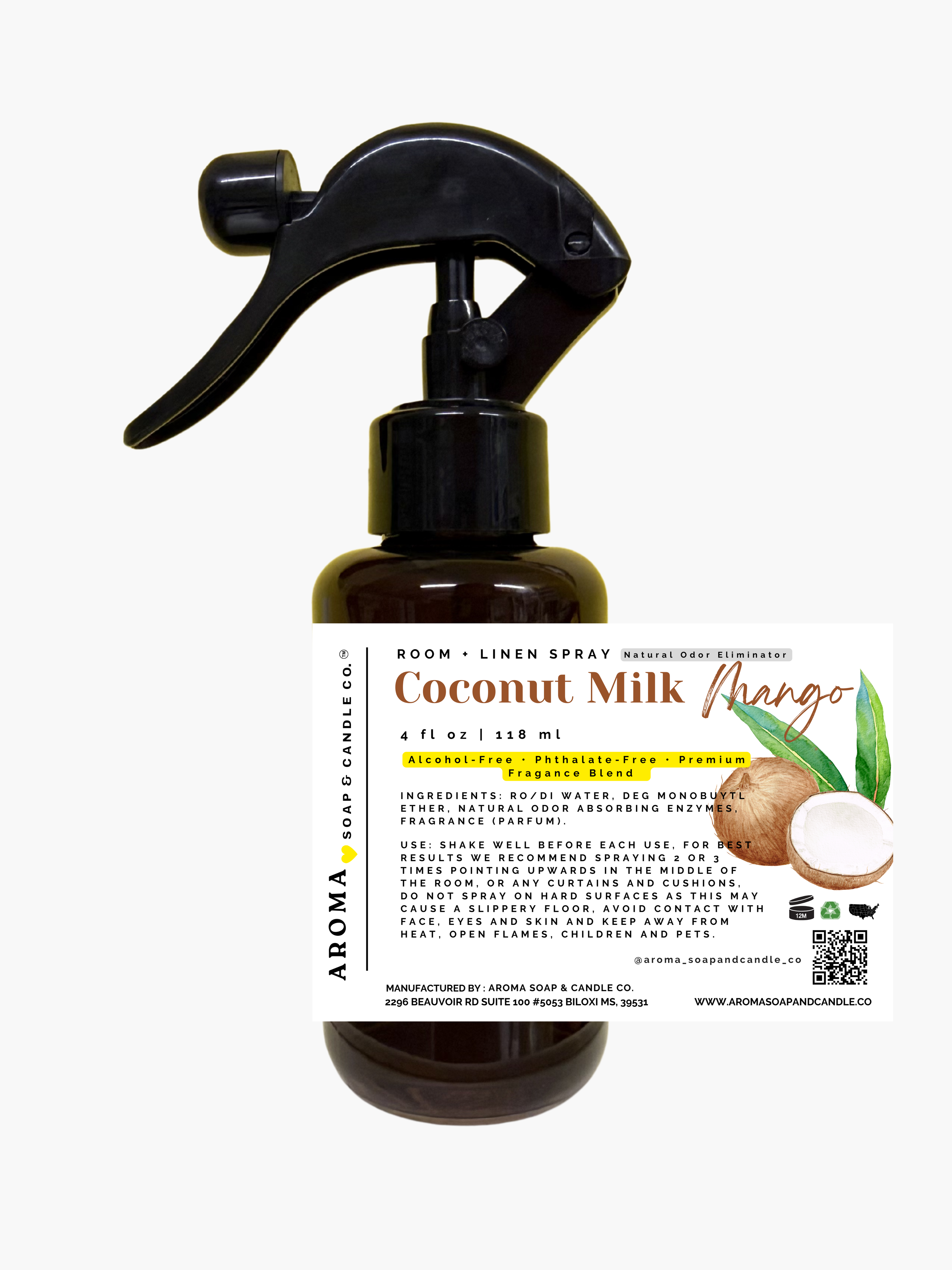 Coconut Milk Mango™ Room + Linen Spray