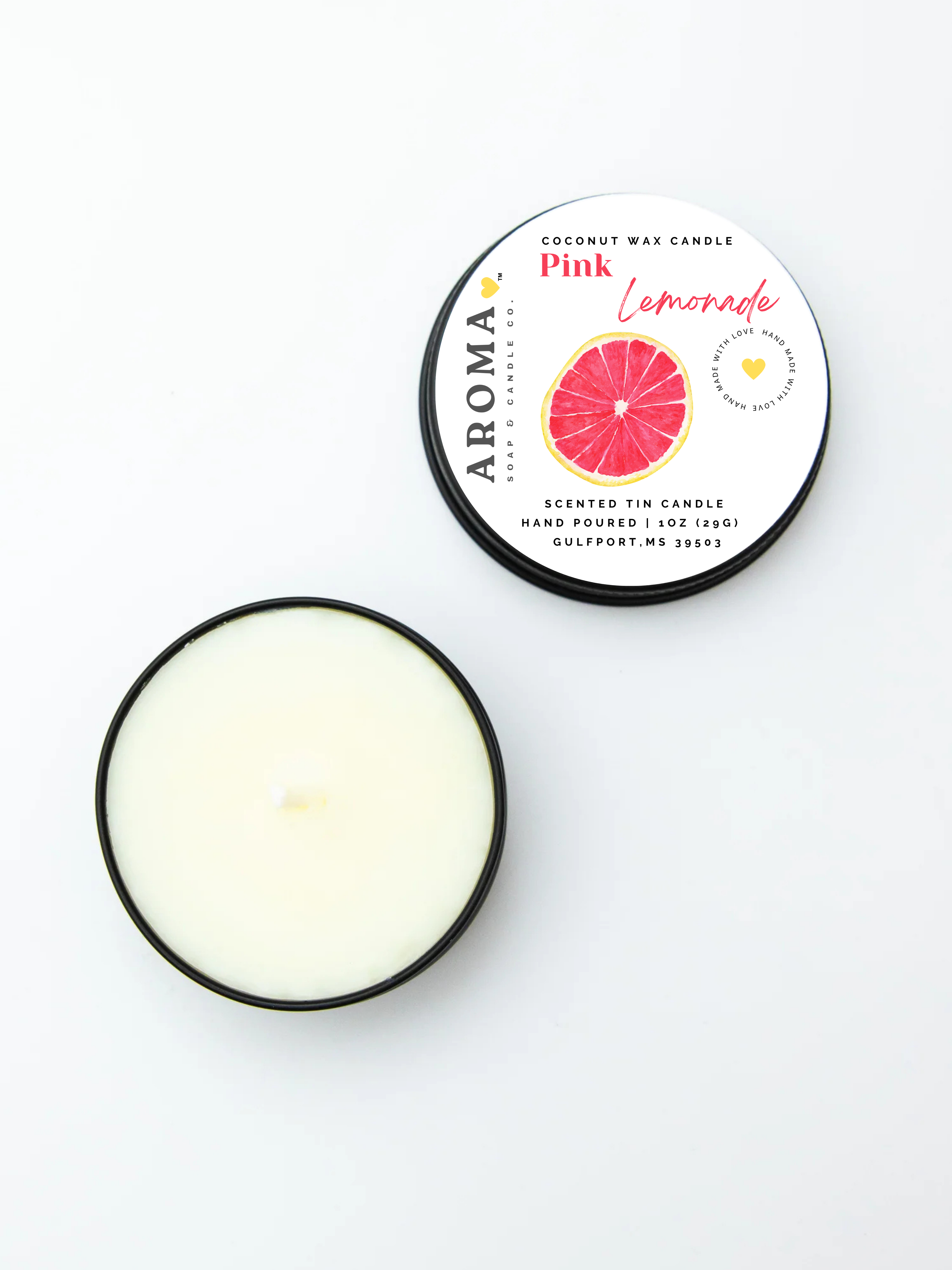 Pink Lemonade Trial Size Candle - 1 oz
