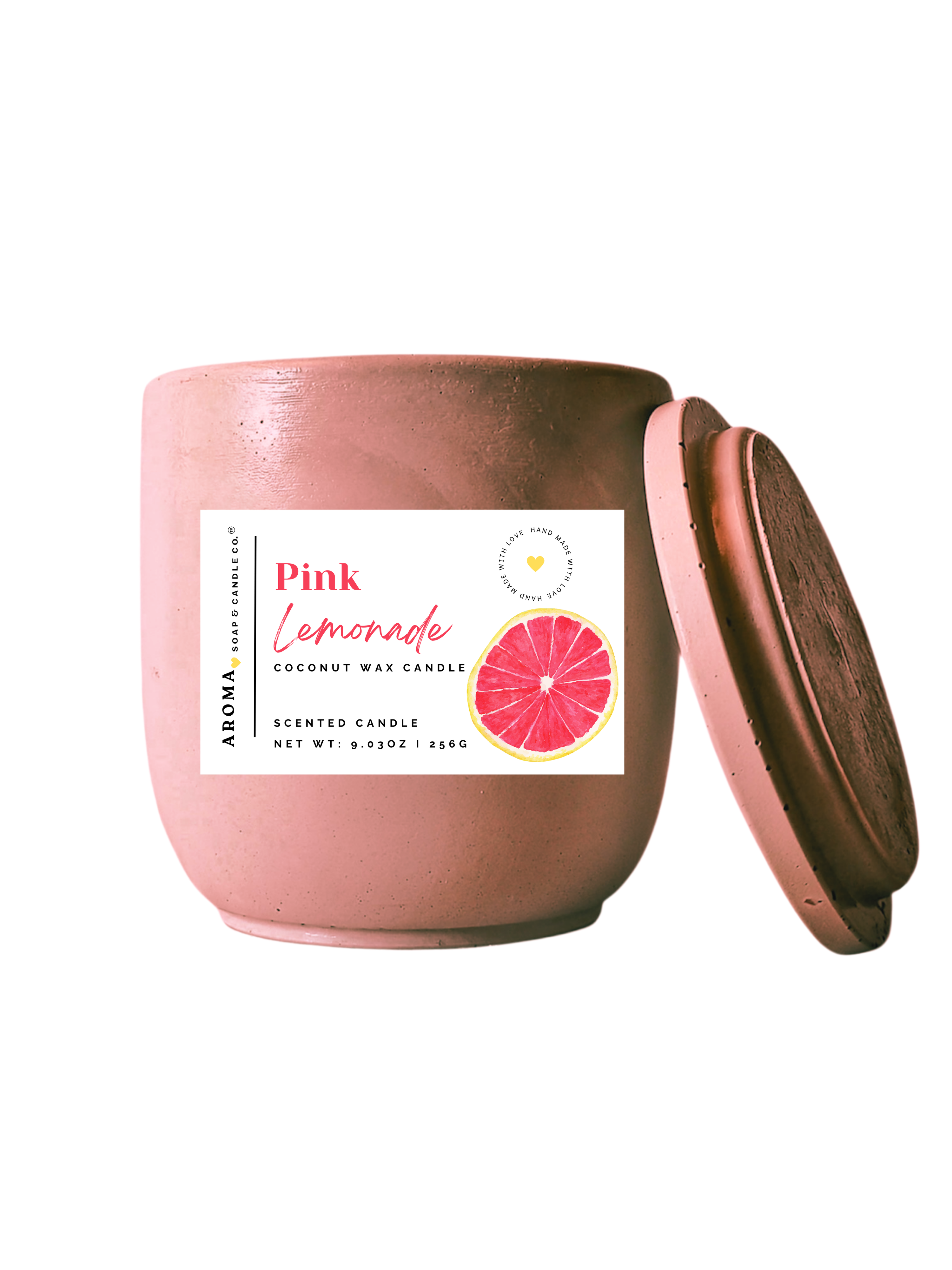 Pink Lemonade - Signature Concrete Jar Candle