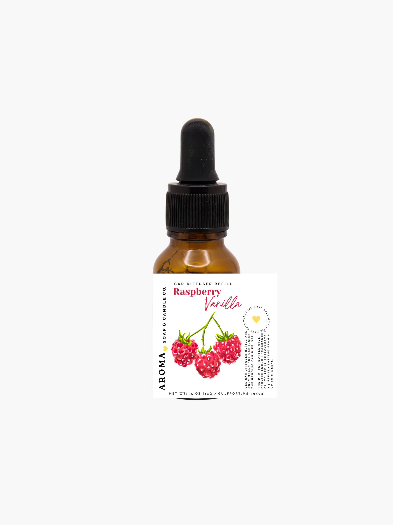 Raspberry Vanilla Car Diffuser Refill