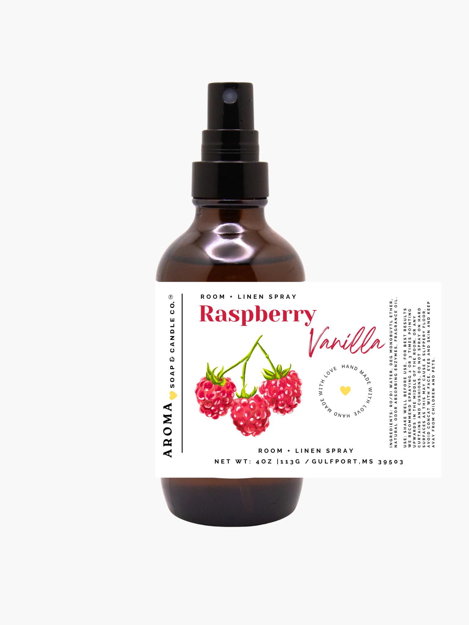 Raspberry Vanilla Room + Linen Spray