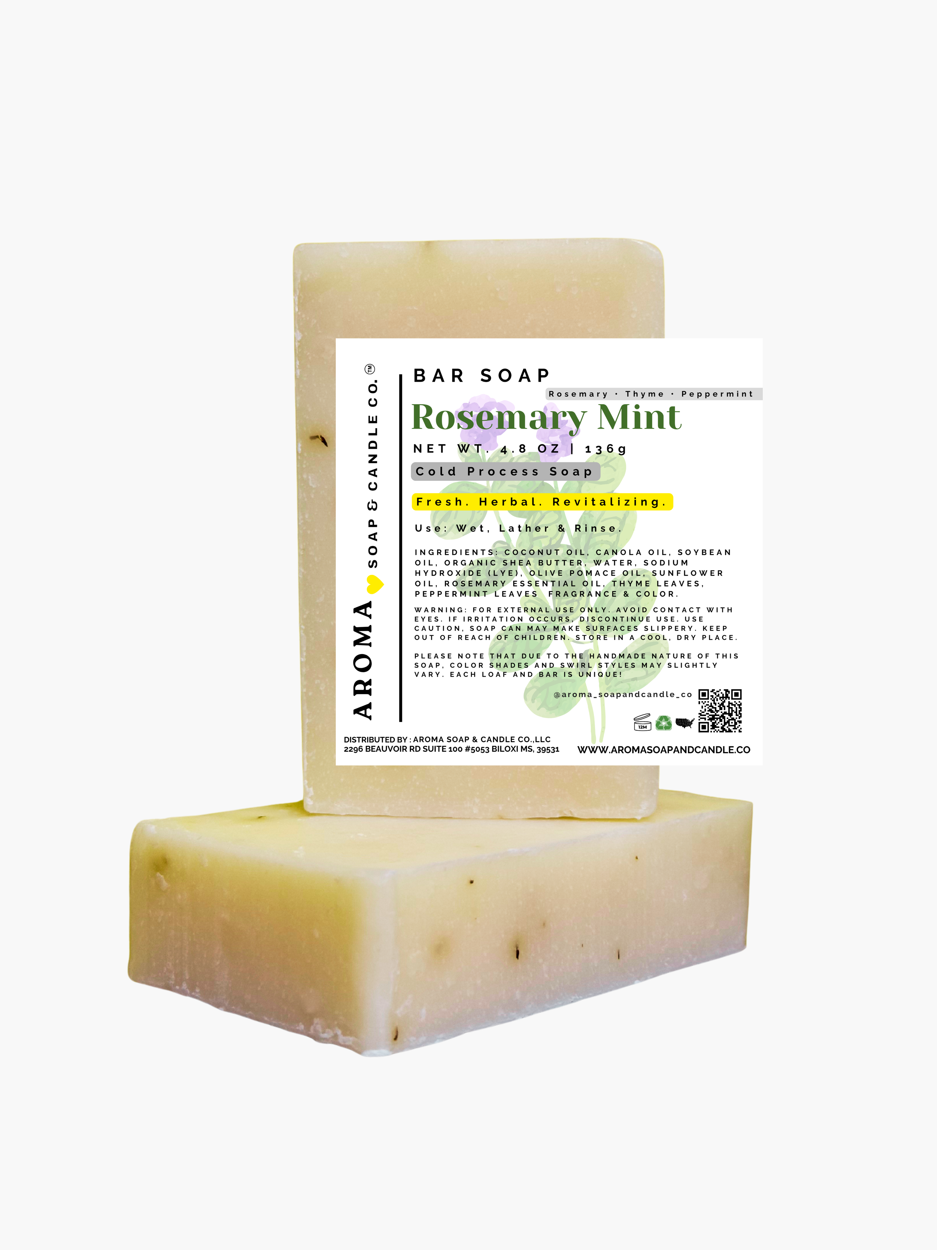 Rosemary Mint Cold Process Soap
