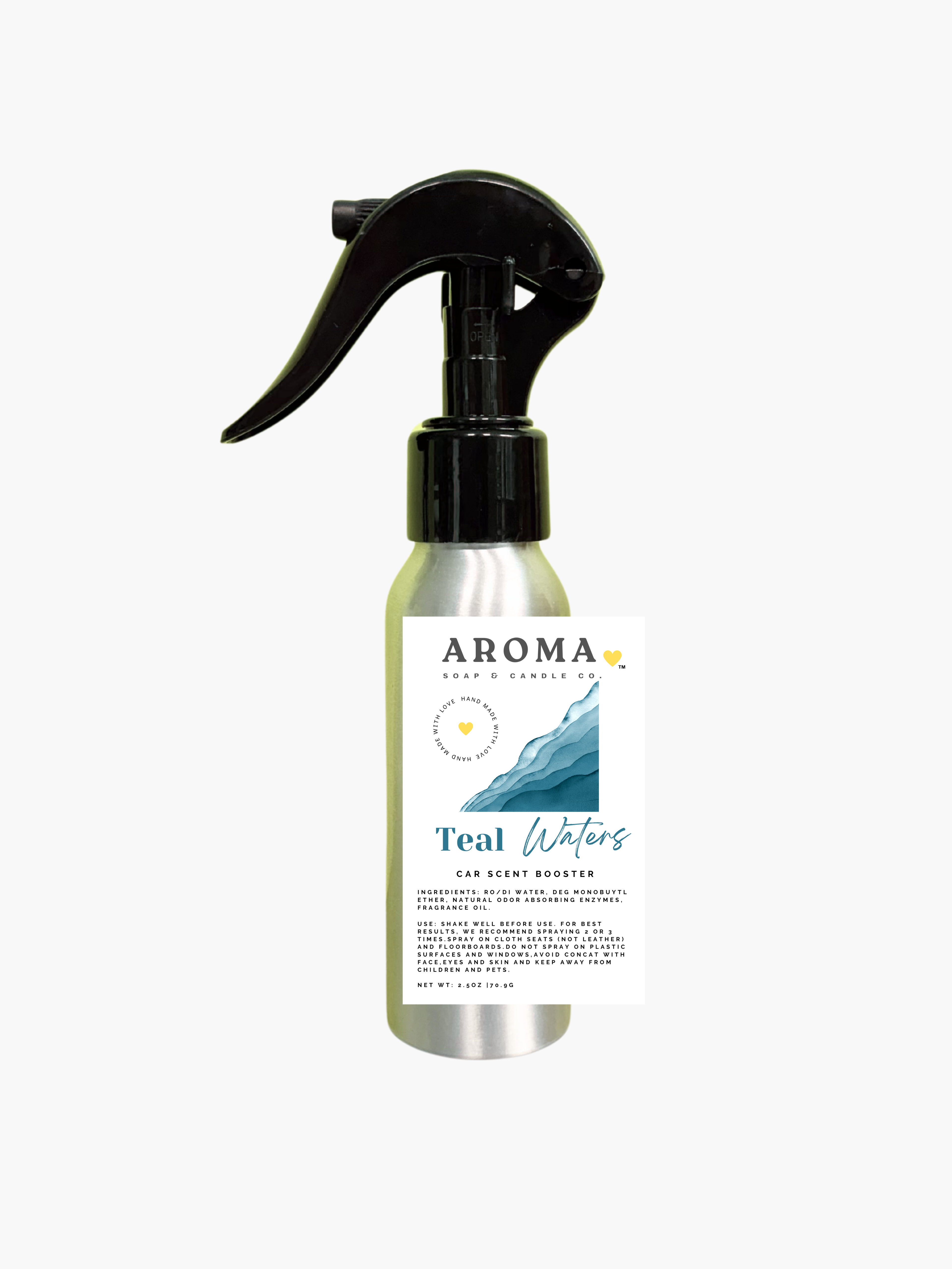 Teal Waters Car Scent Booster Spray