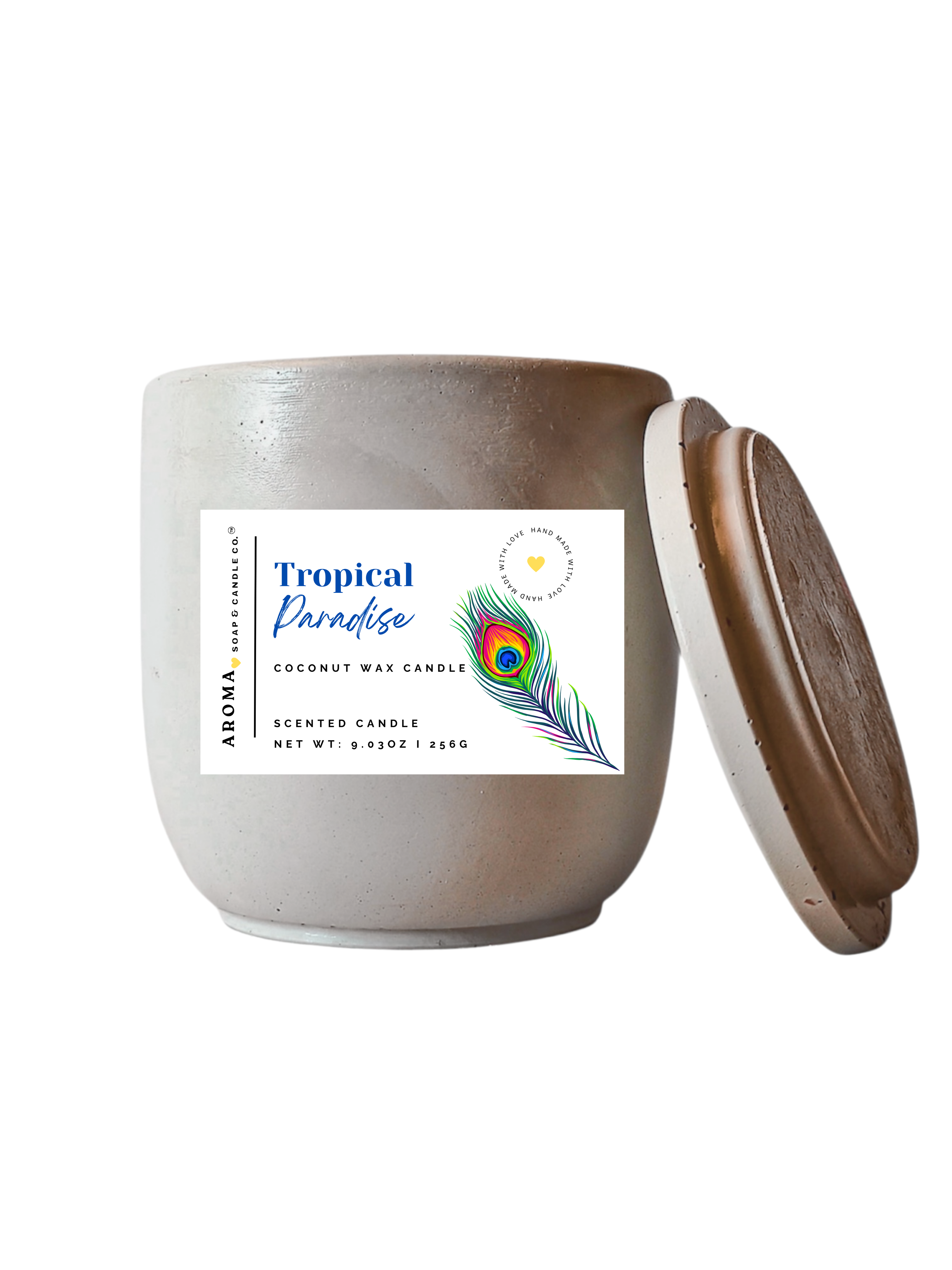 Tropical Paradise - Signature Concrete Jar Candle