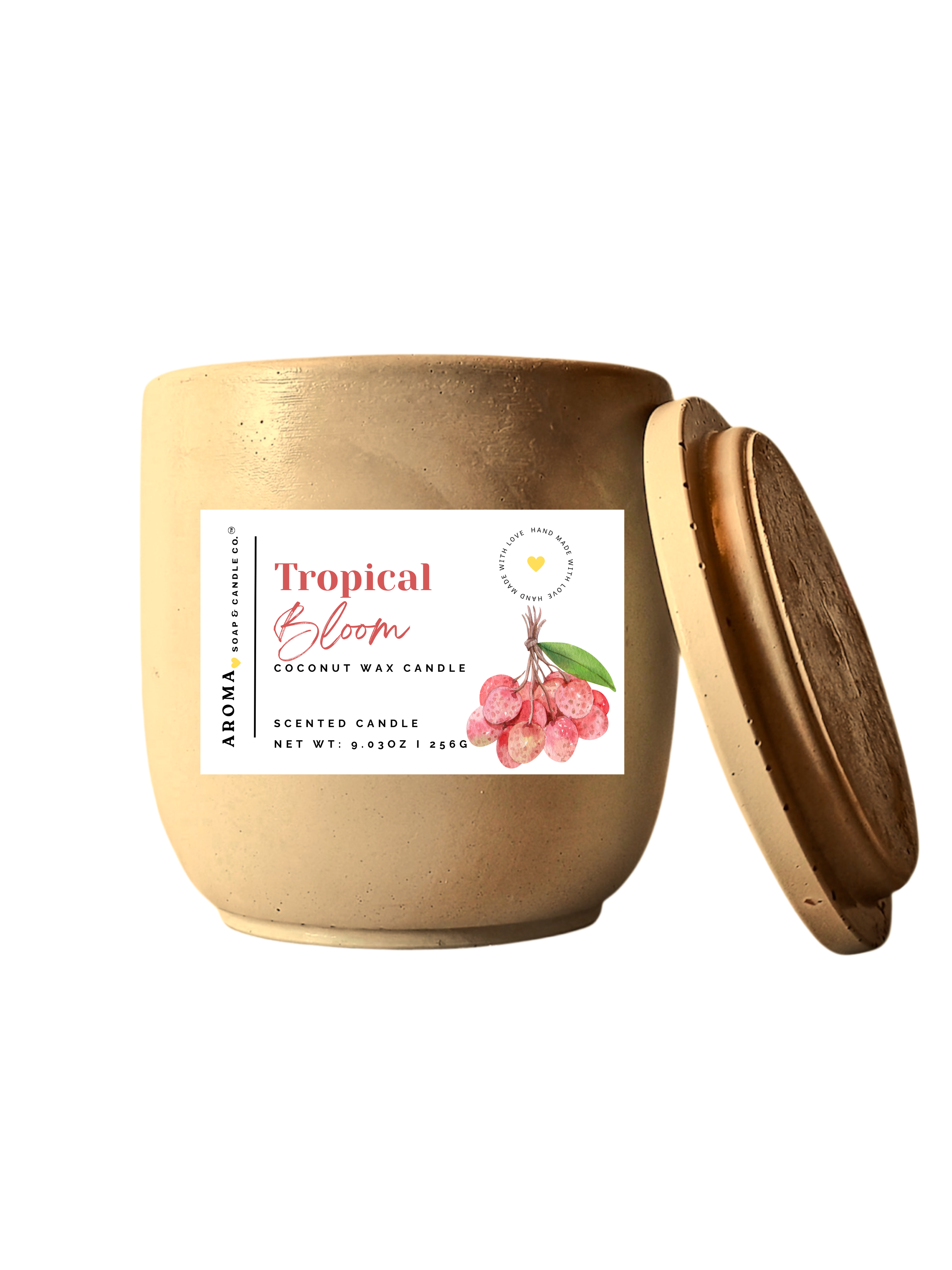 Tropical Bloom - Signature Concrete Jar Candle