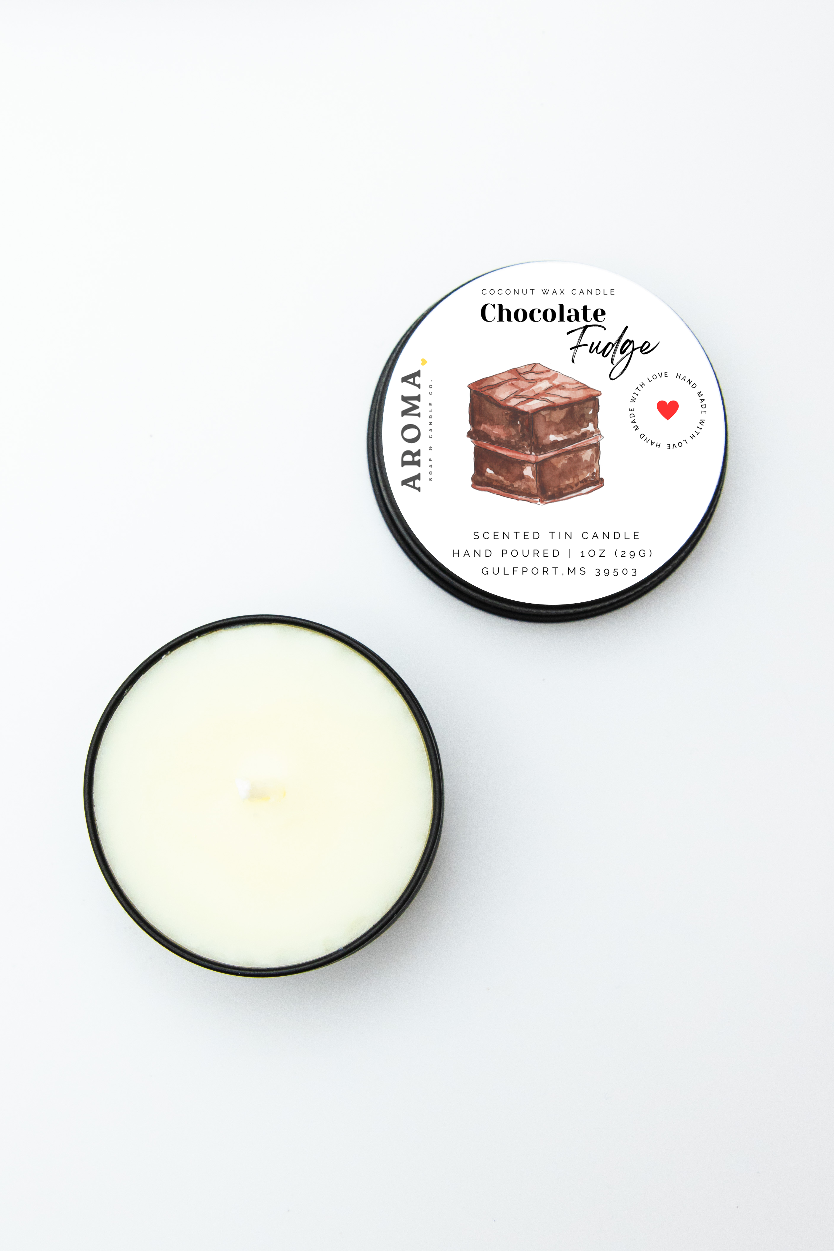 Chocolate Fudge Trial Size Candle - 1 oz