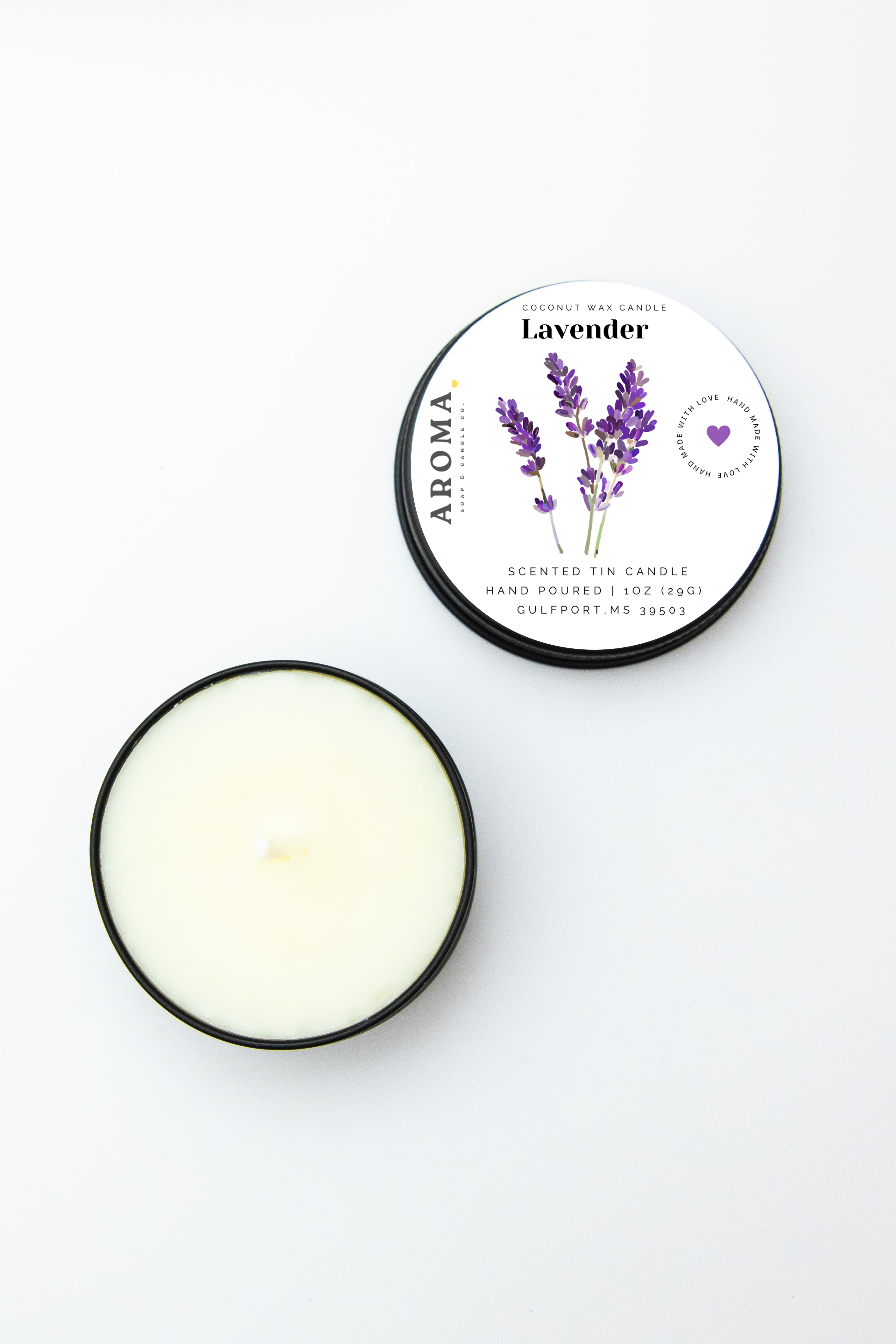 Lavender Sample Tin Candle