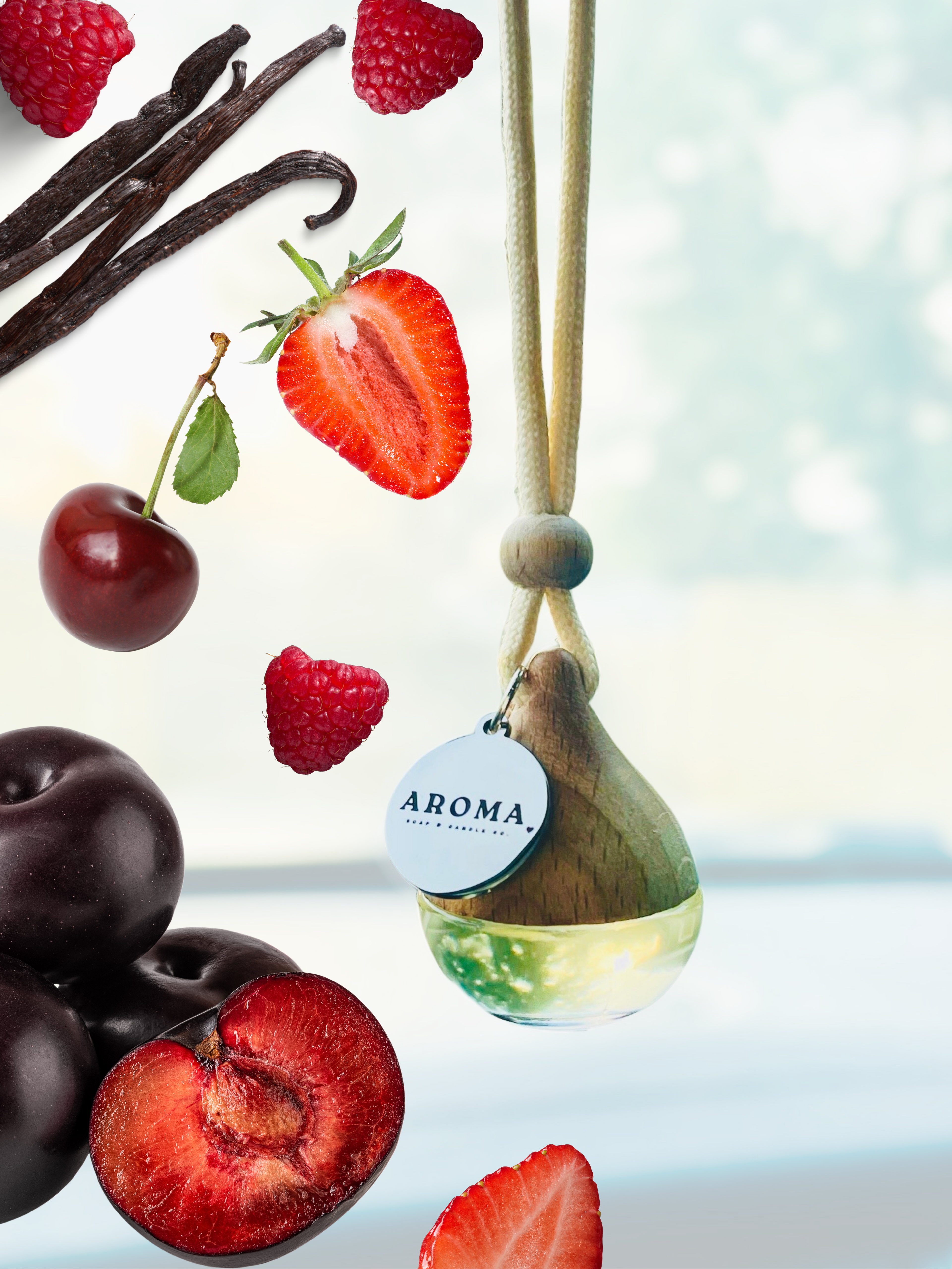 Raspberry Vanilla Car Diffuser