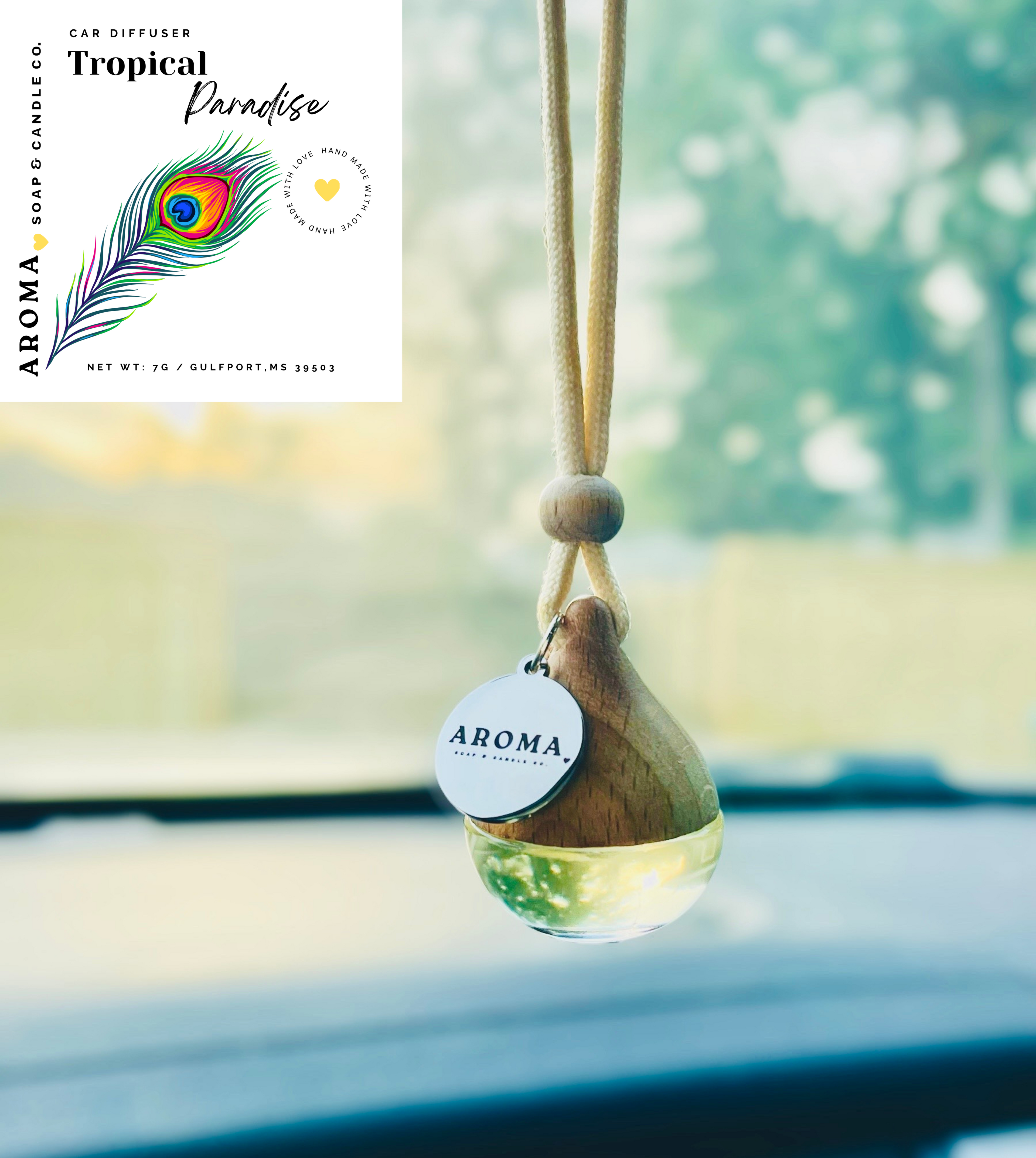 Tropical Paradise Car Diffuser