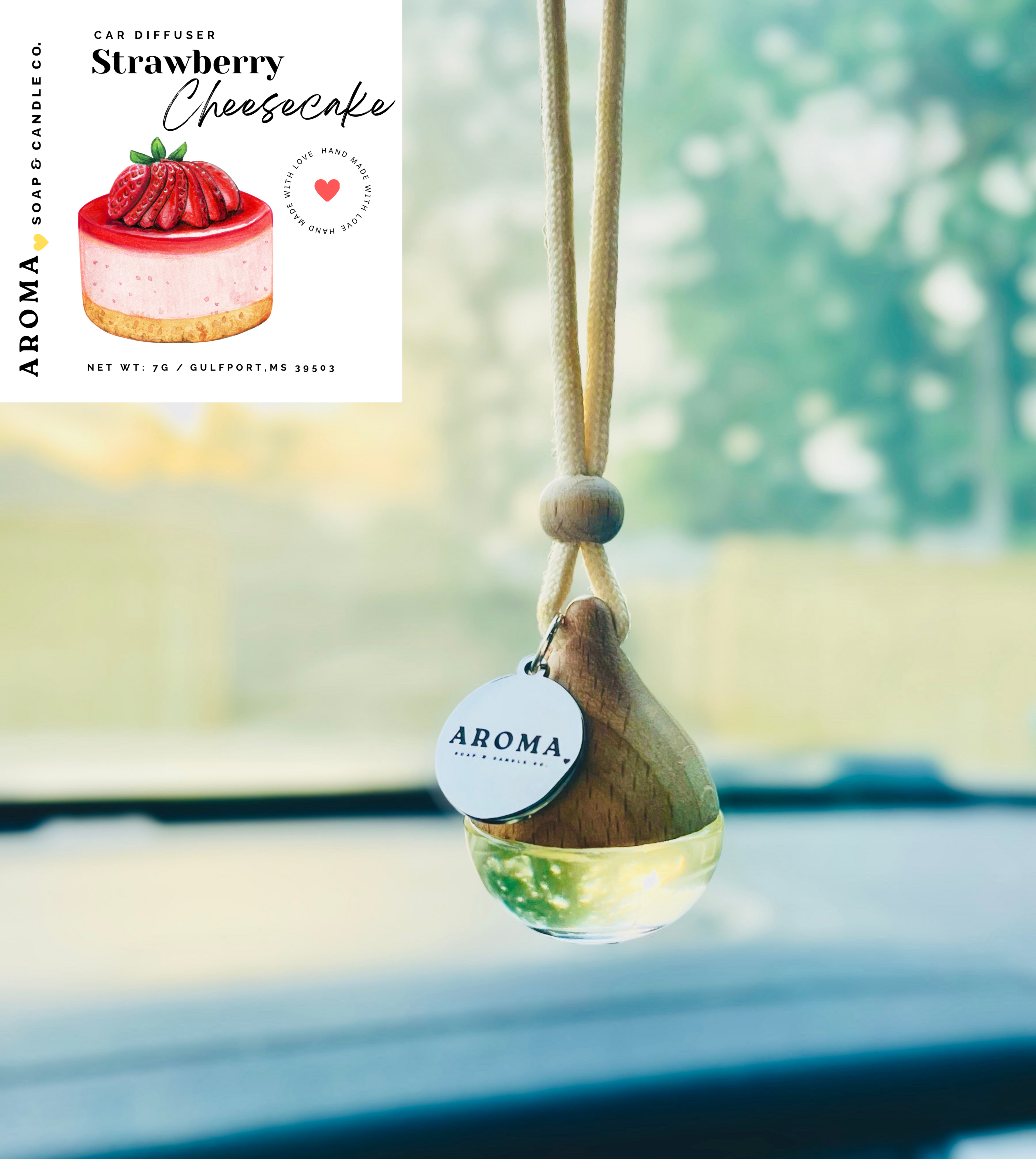 Strawberry Cheesecake Car Diffuser