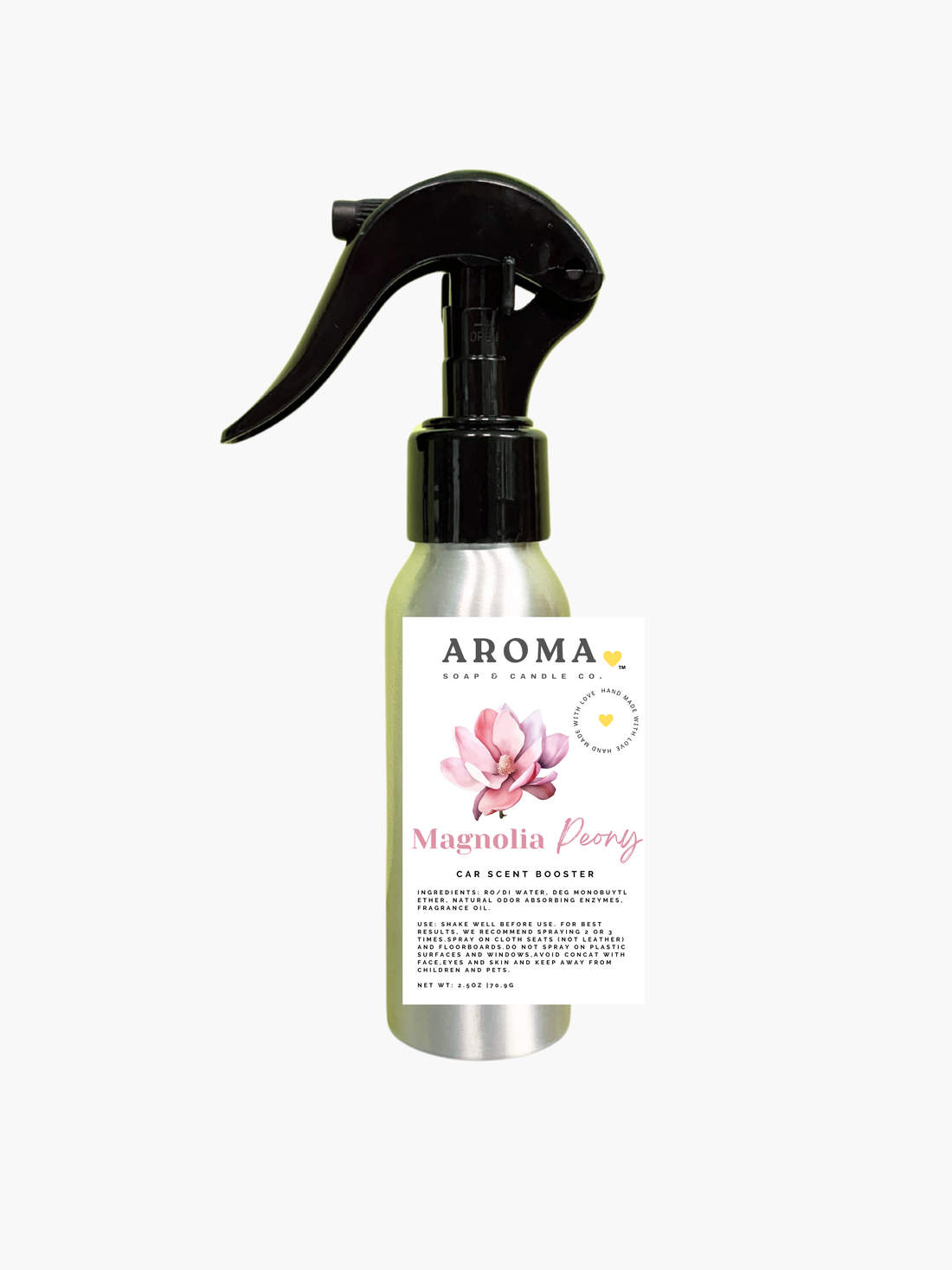 Magnolia Peony Car Scent Booster Spray