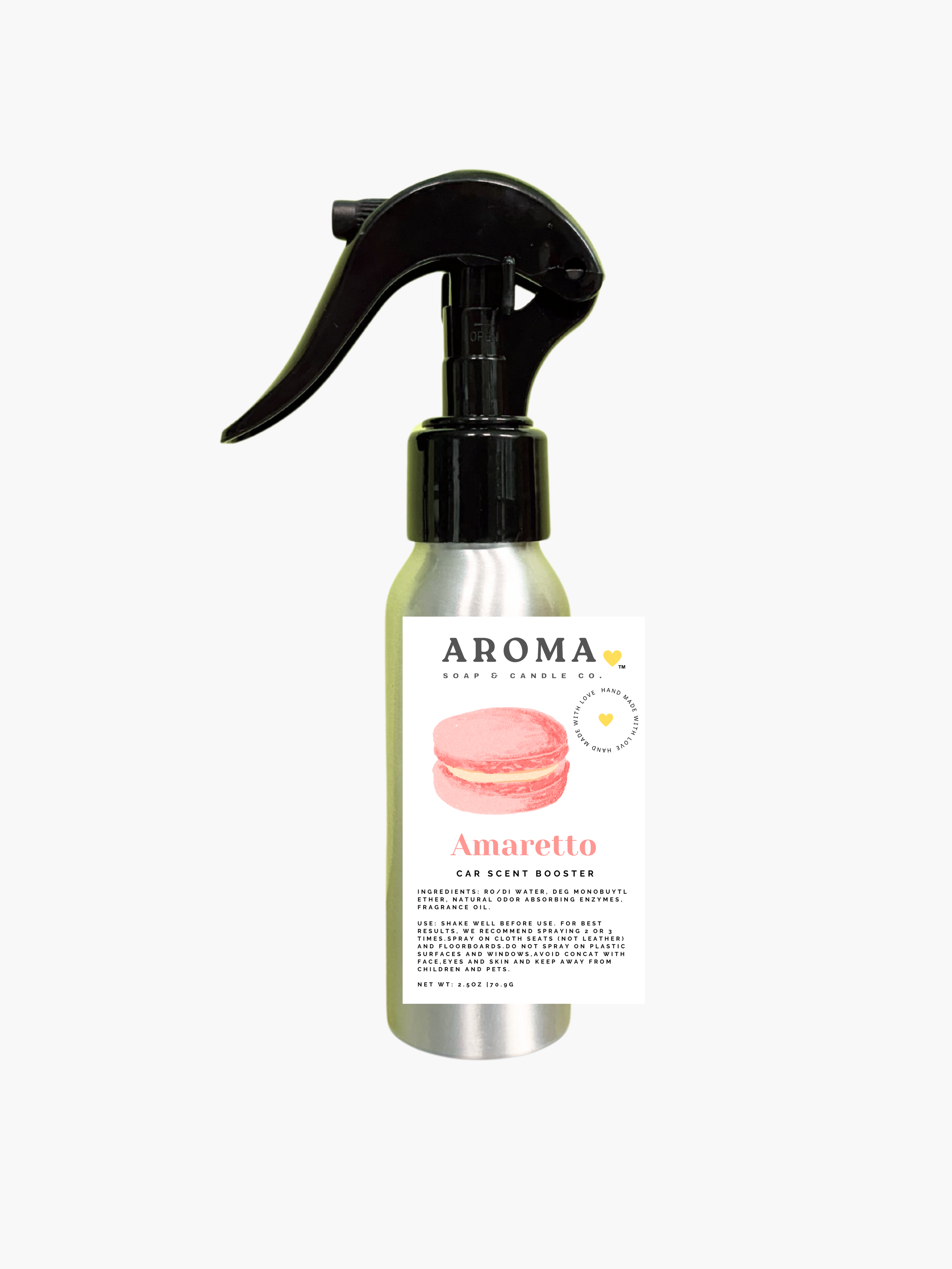 Amaretto Car Scent Booster Spray