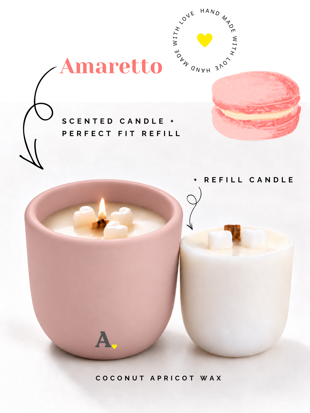 Amaretto — More Than a Candle Bundle | Candle + Refill