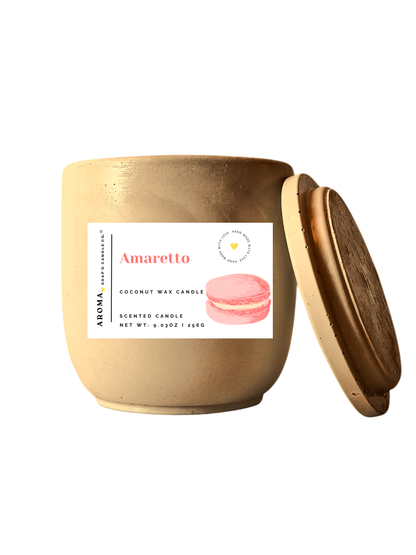 Amaretto - Signature Concrete Jar Candle