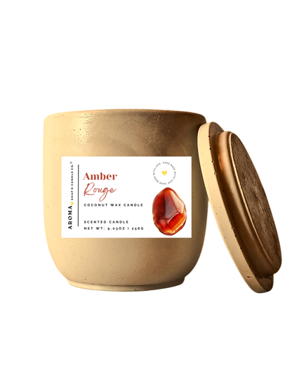 Amber Rouge - Signature Concrete Jar Candle