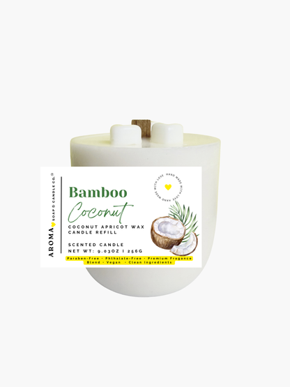 Bamboo Coconut™ - Signature Concrete Candle Wax Refill