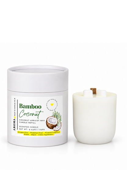 Bamboo Coconut™ - Signature Concrete Candle Wax Refill