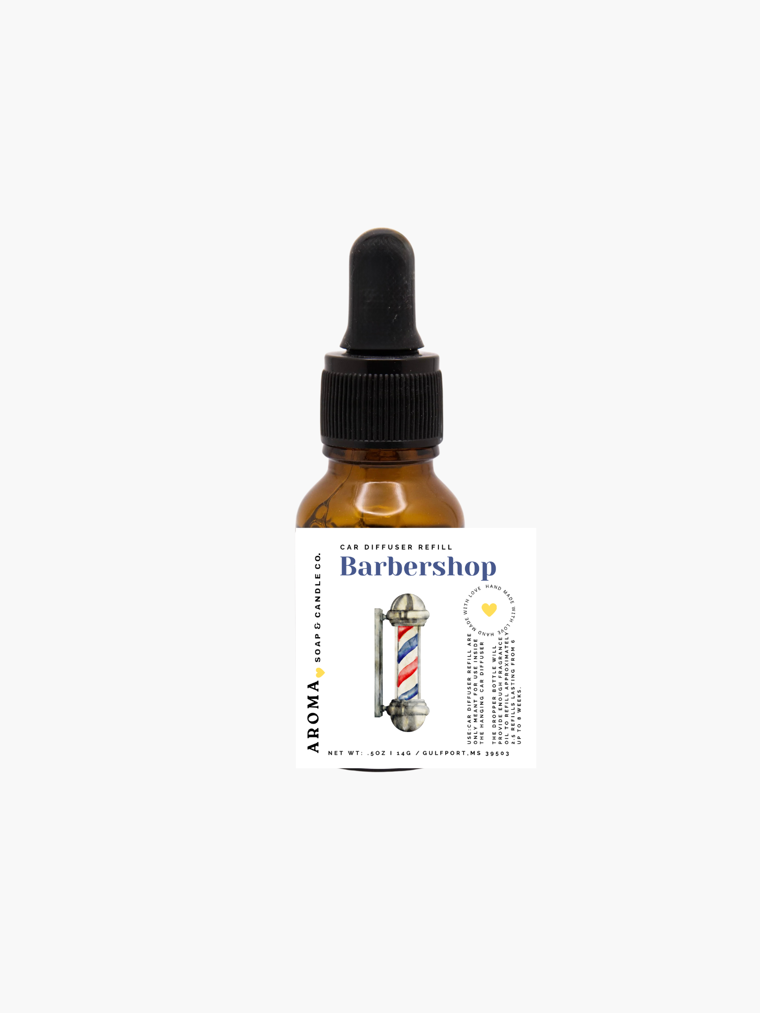 Barbershop Car Diffuser Refill