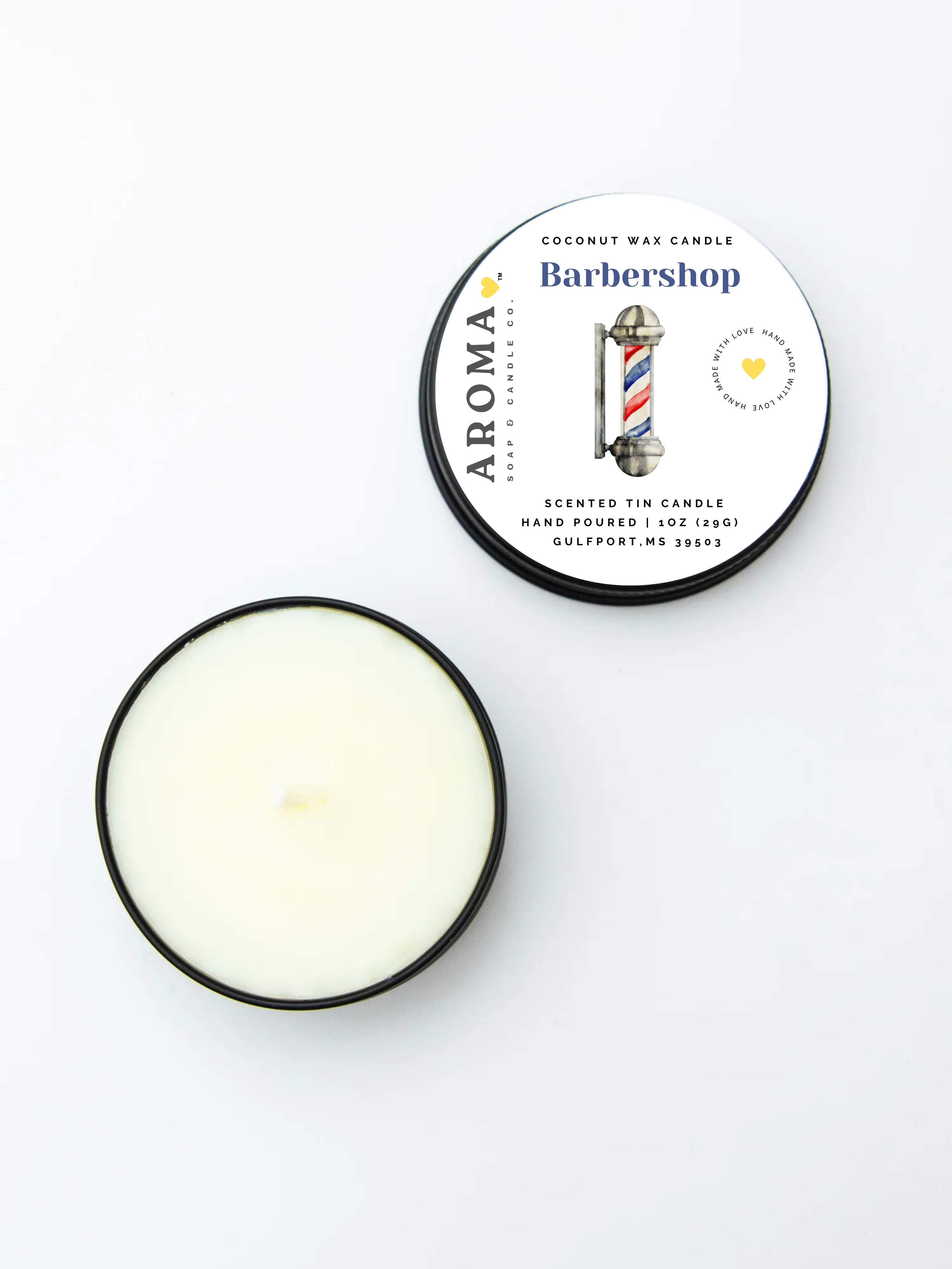 Barbershop Trial Size Candle - 1 oz