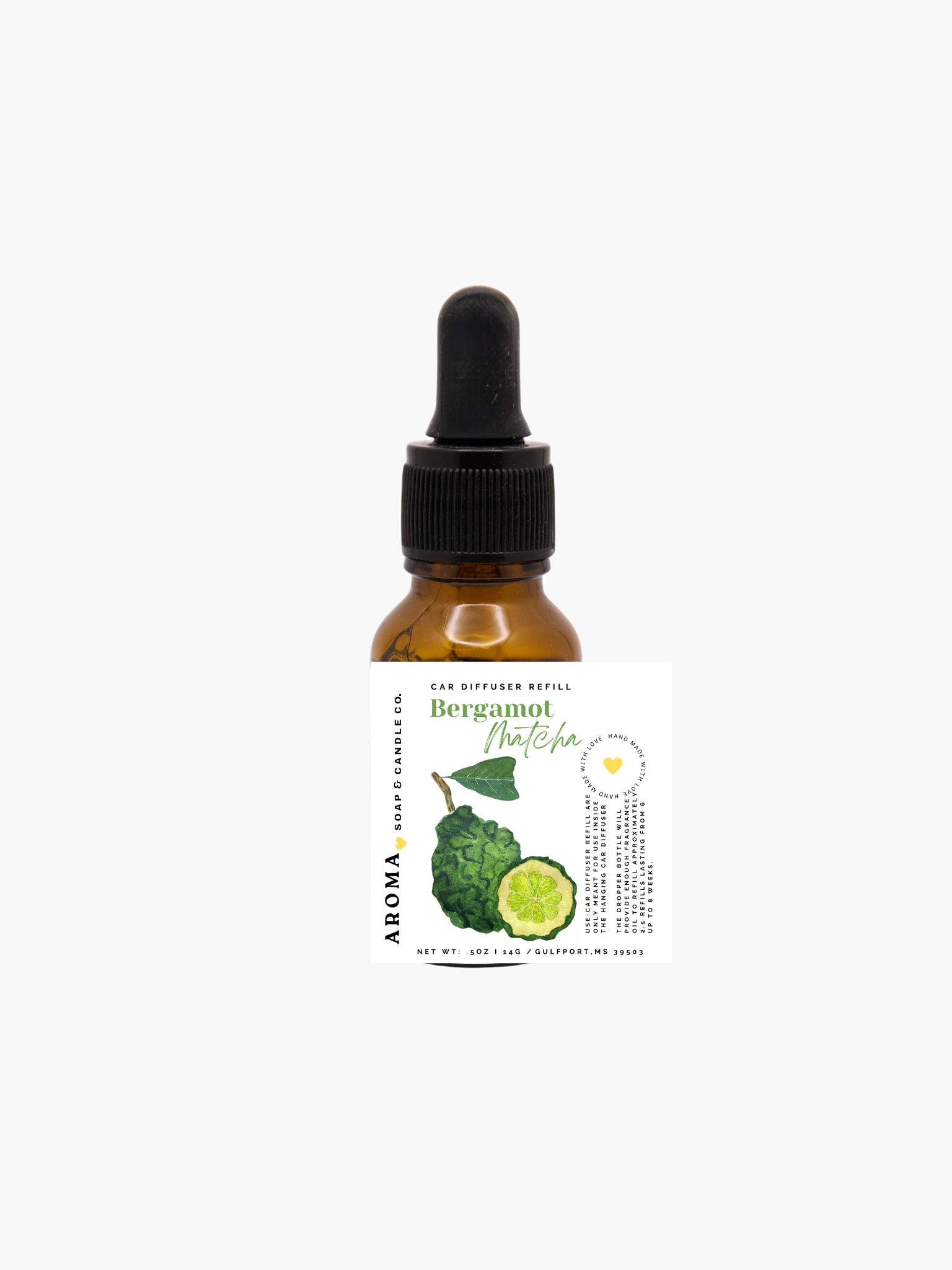 Bergamot Matcha Car Diffuser Refill