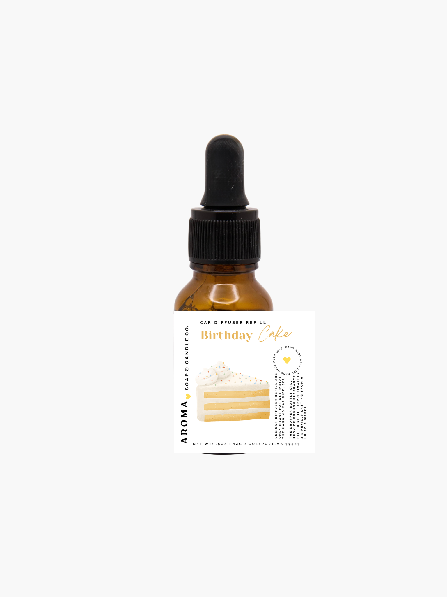 Birthday Cake Car Diffuser Refill
