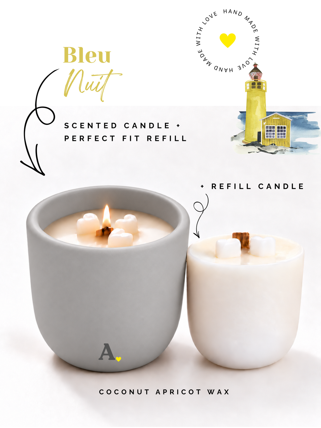 Bleu Nuit - — More Than a Candle Bundle | Candle + Refill