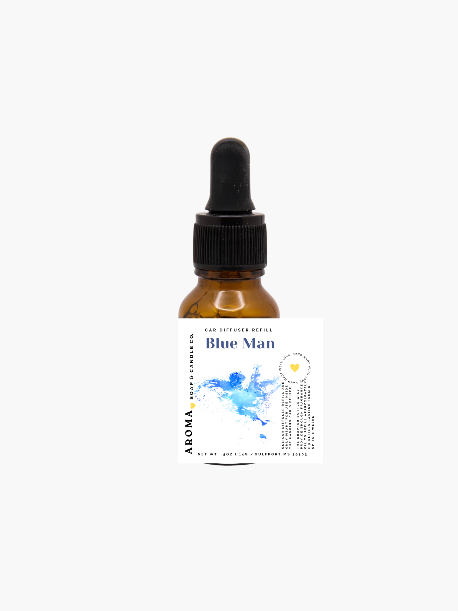 Blue Man Car Diffuser Refill