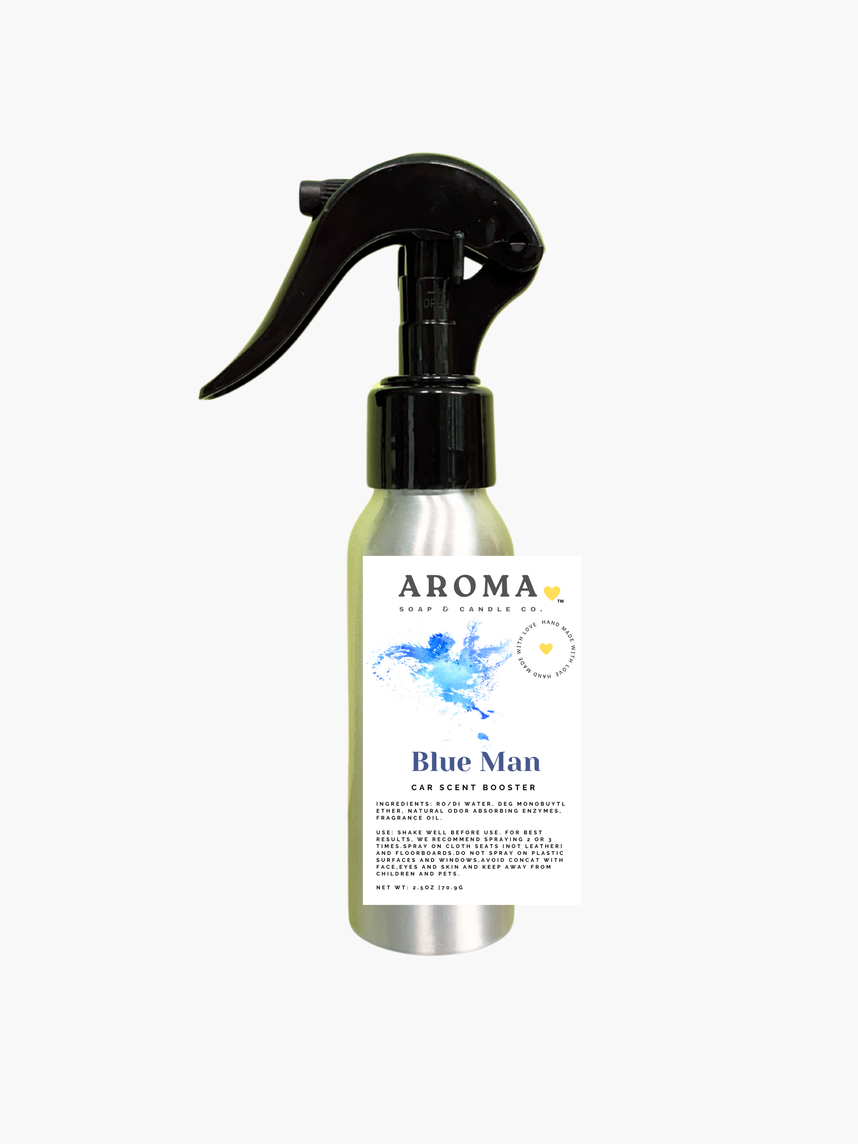 Blue Man Car Scent Booster Spray