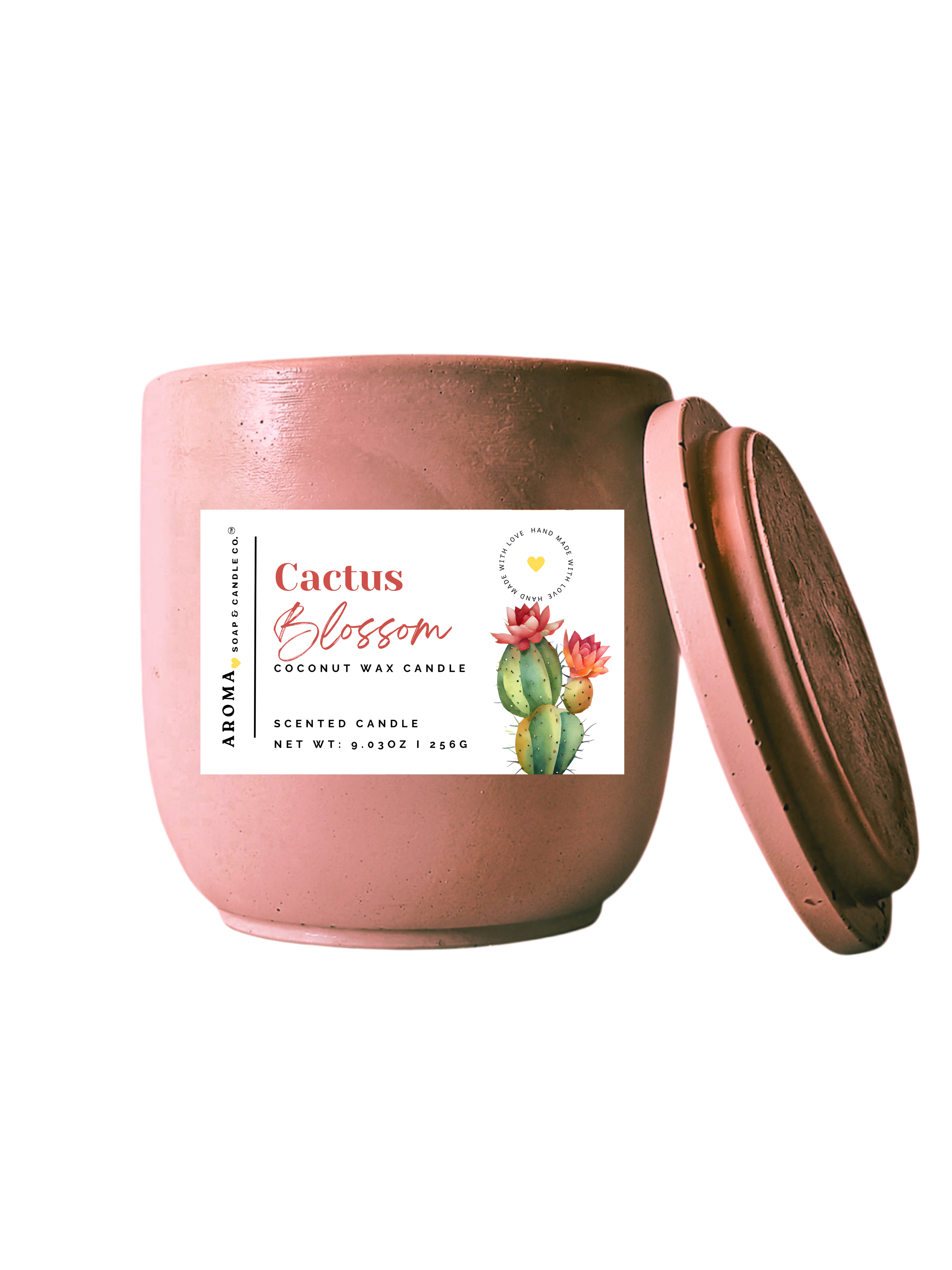 Cactus Blossom - Signature Concrete Jar Candle