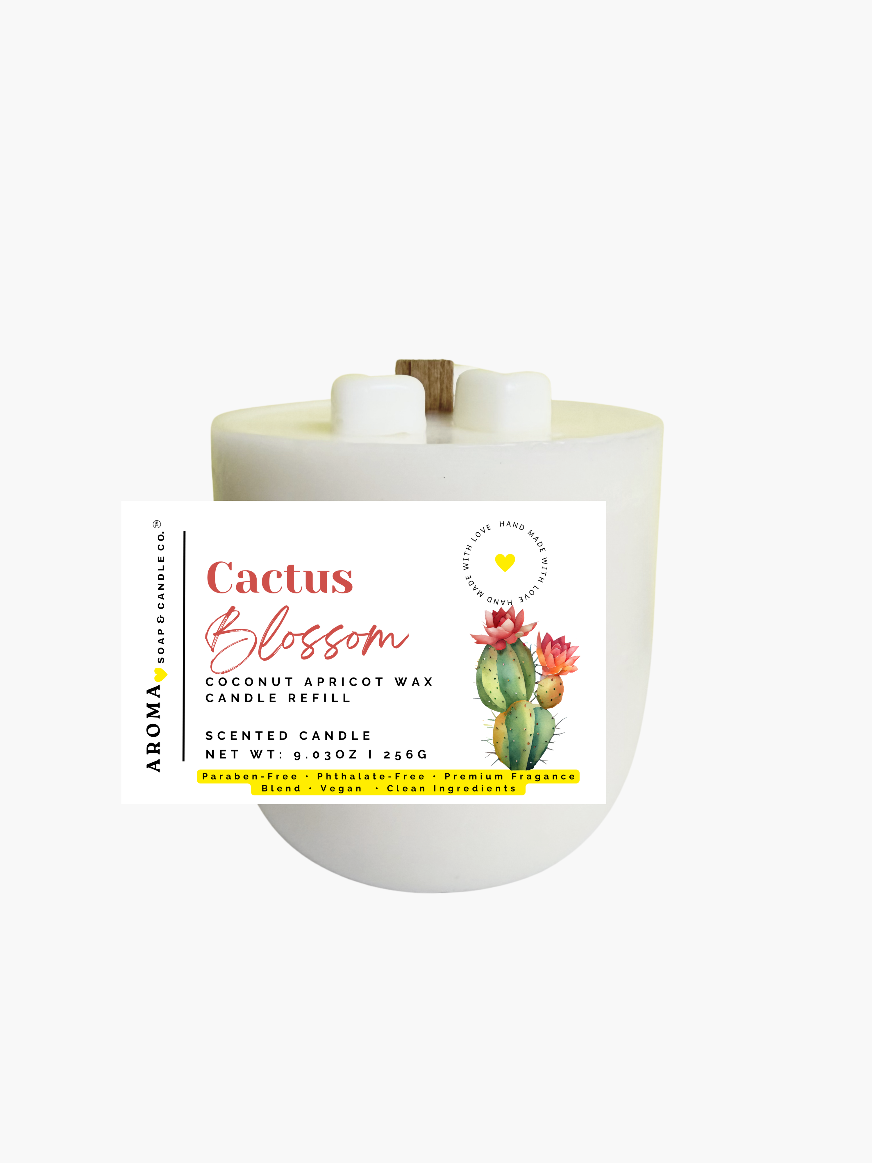 Cactus Blossom™ - Signature Concrete Candle Wax Refill