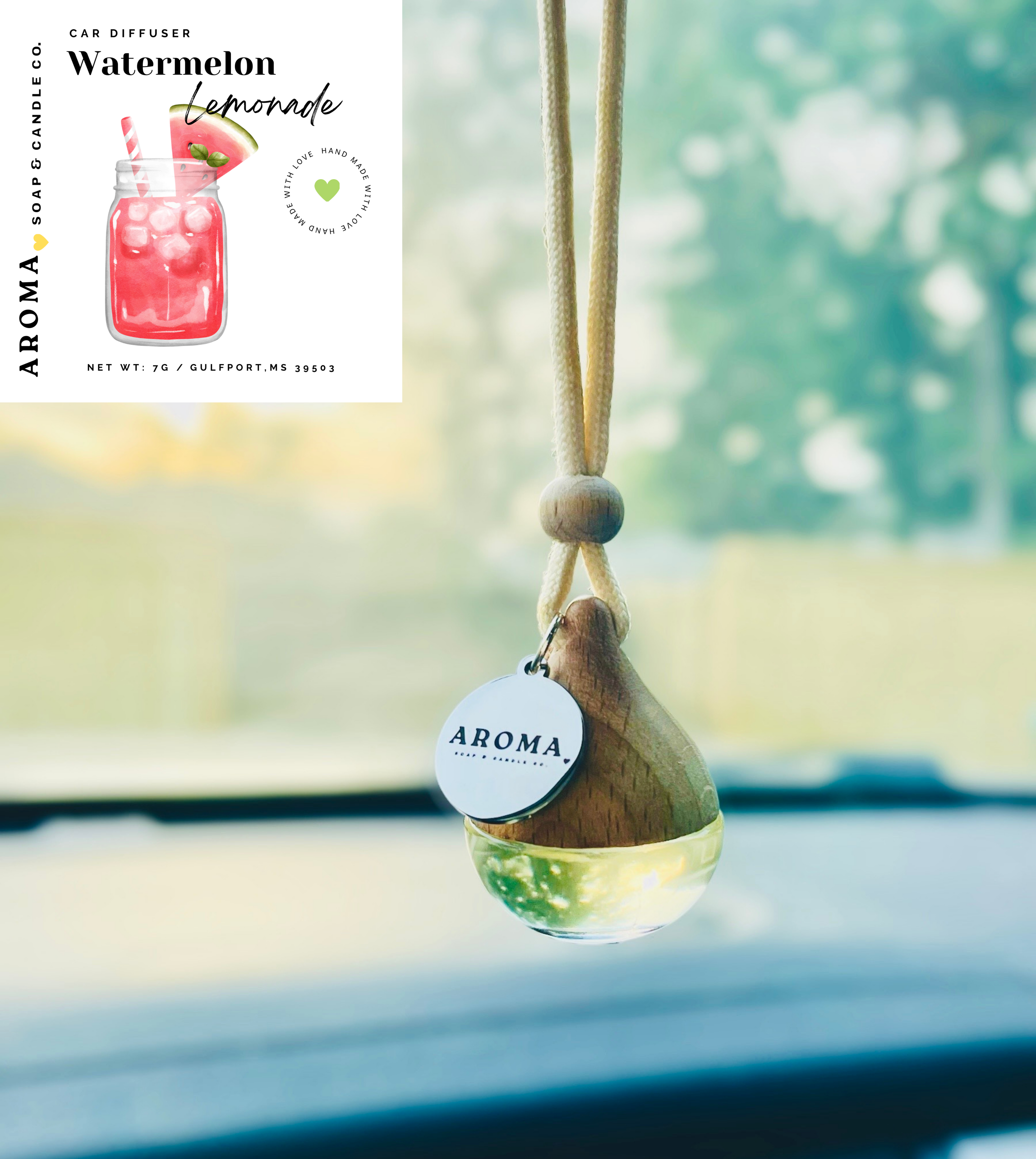 Watermelon Lemonade Car Diffuser