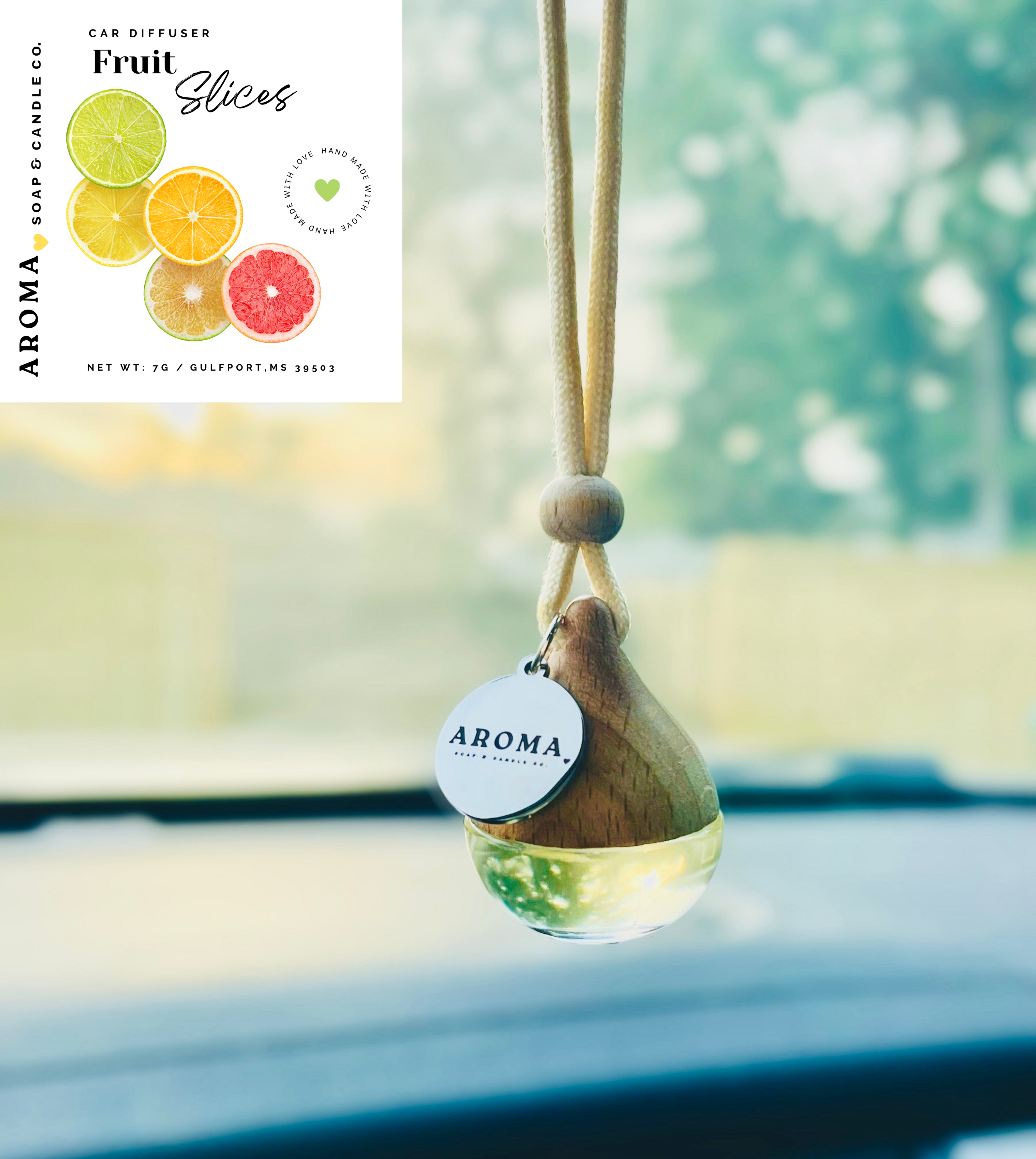 Fruit Slices Car Diffuser