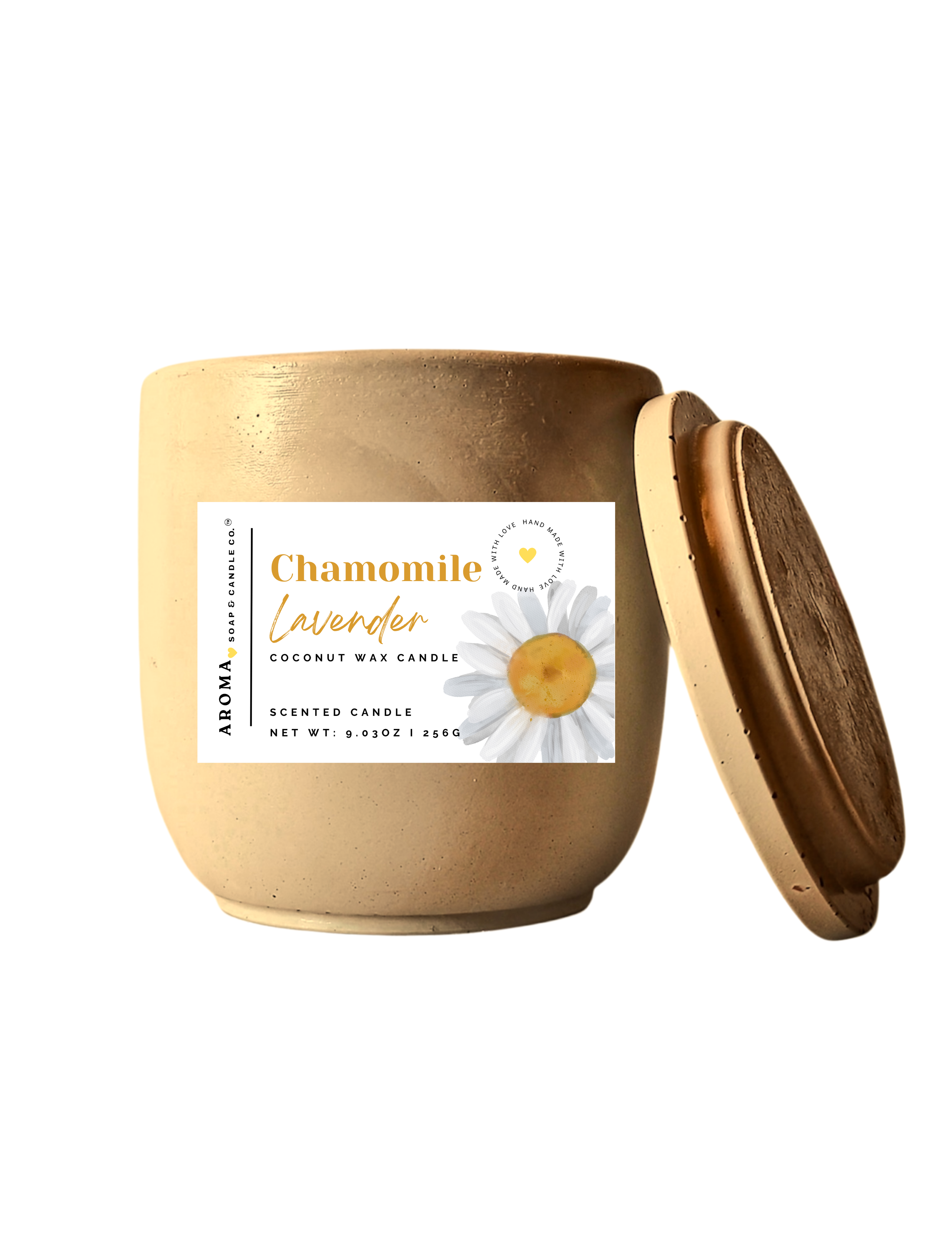 Chamomile Lavender - Signature Concrete Jar Candle