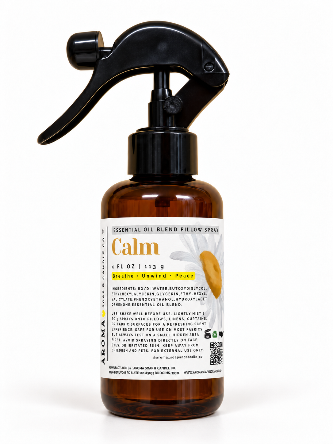 Calm - Essential Oil Blend Pillow Spray