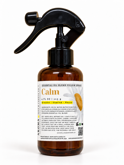 Calm - Essential Oil Blend Pillow Spray