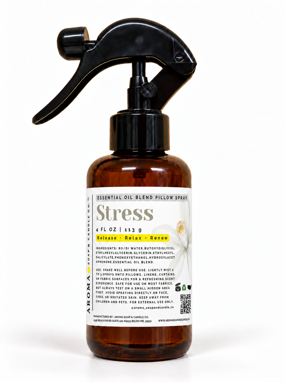 Stress - Essential Oil Blend Pillow Spray