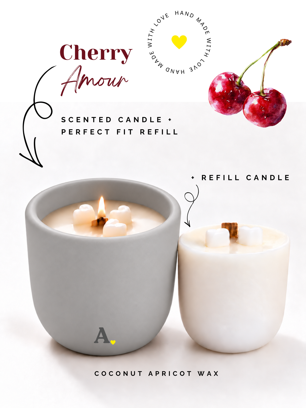 Cherry Amour — More Than a Candle Bundle | Candle + Refill