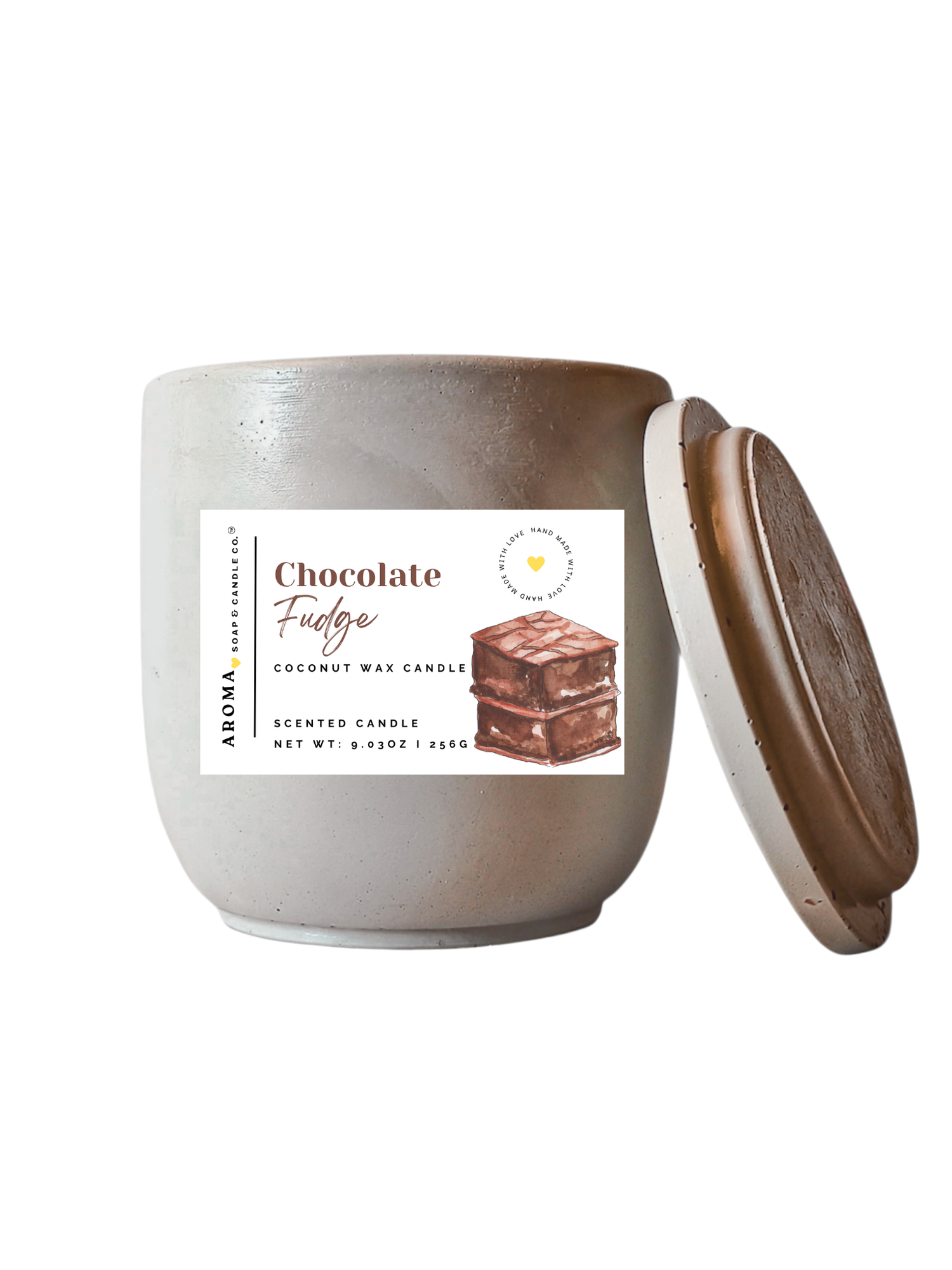 Chocolate Fudge - Signature Concrete Jar Candle
